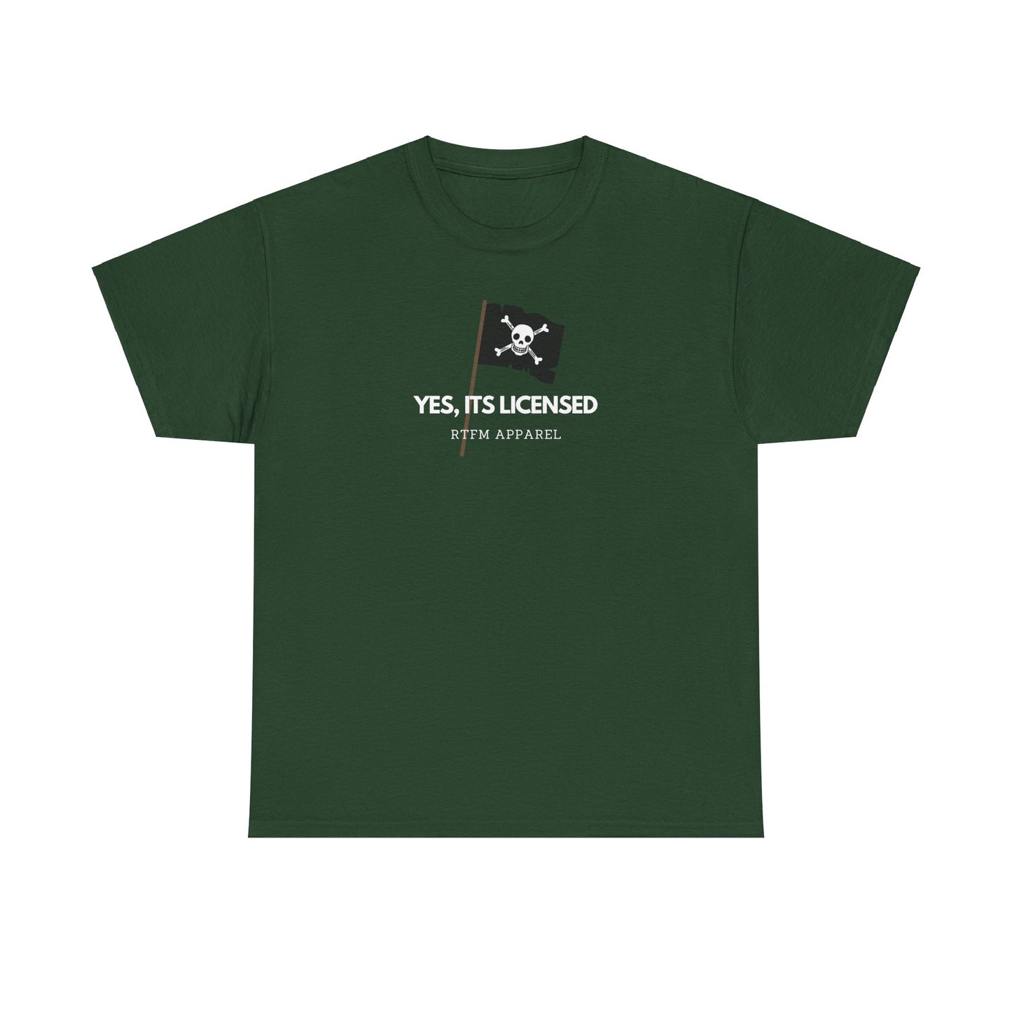 Yes, It's Licensed - Sysadmin, Cybersecurity, RTFM Apparel, Tech Humour