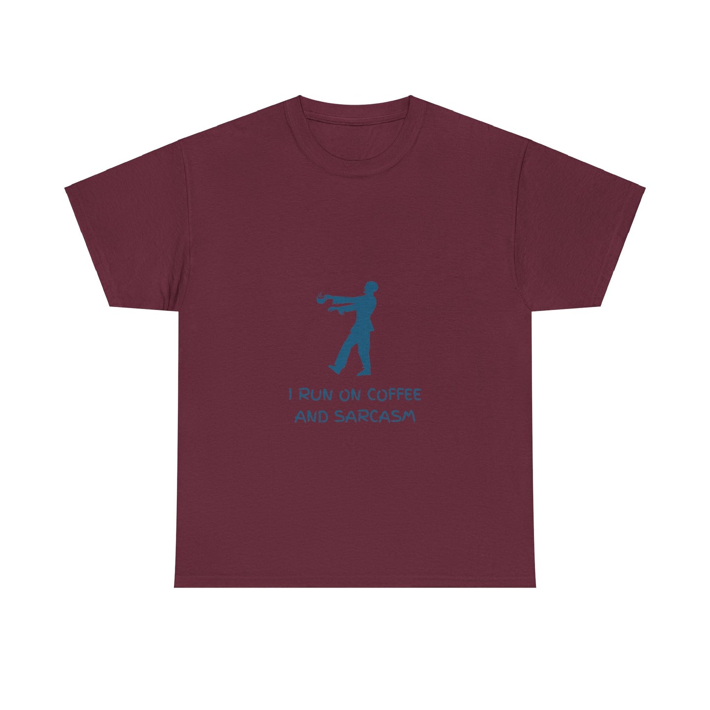 I Run On Coffee And Sarcasm - Tech, IT, Cyber Security, Geek Humor T-Shirt