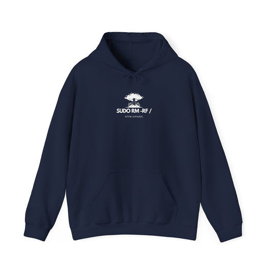 Sudo RM -RF / Explosion Fun Hoodie - Tech Humor for Geeks 2025