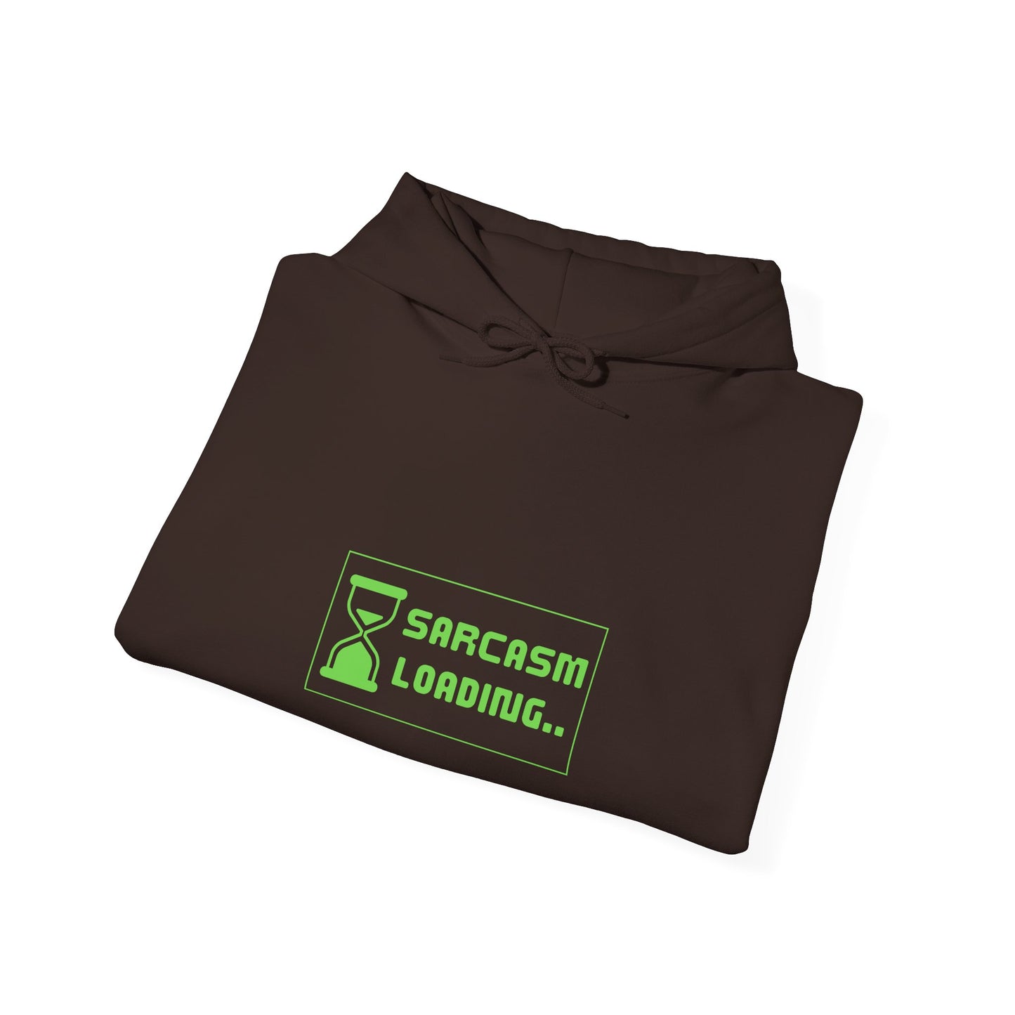 Sarcasm Loading Hourglass Tech Knit Hoodie IT Humor