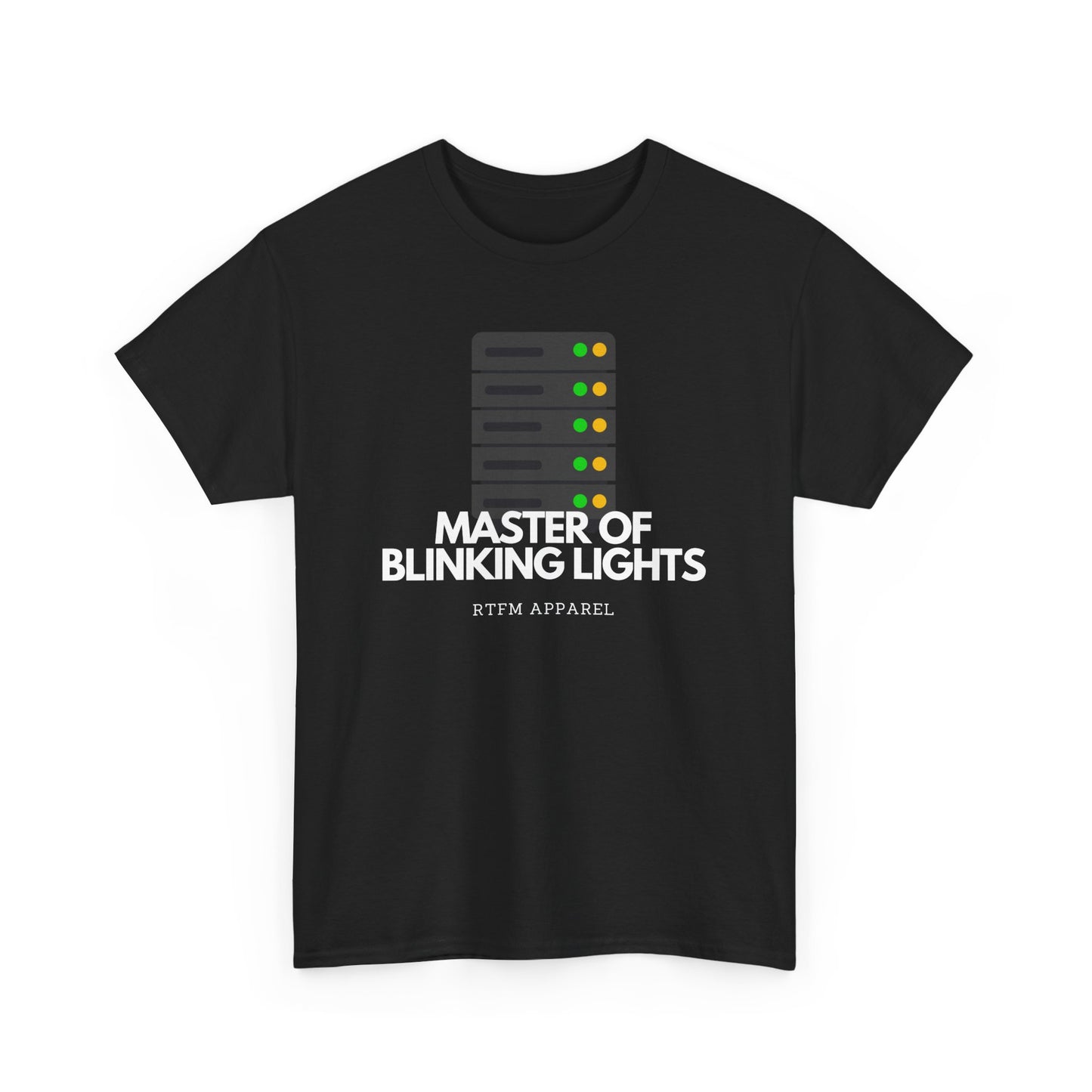 Master Of Blinking Lights - Sysadmin, IT, DevOps, Server Rack Funny