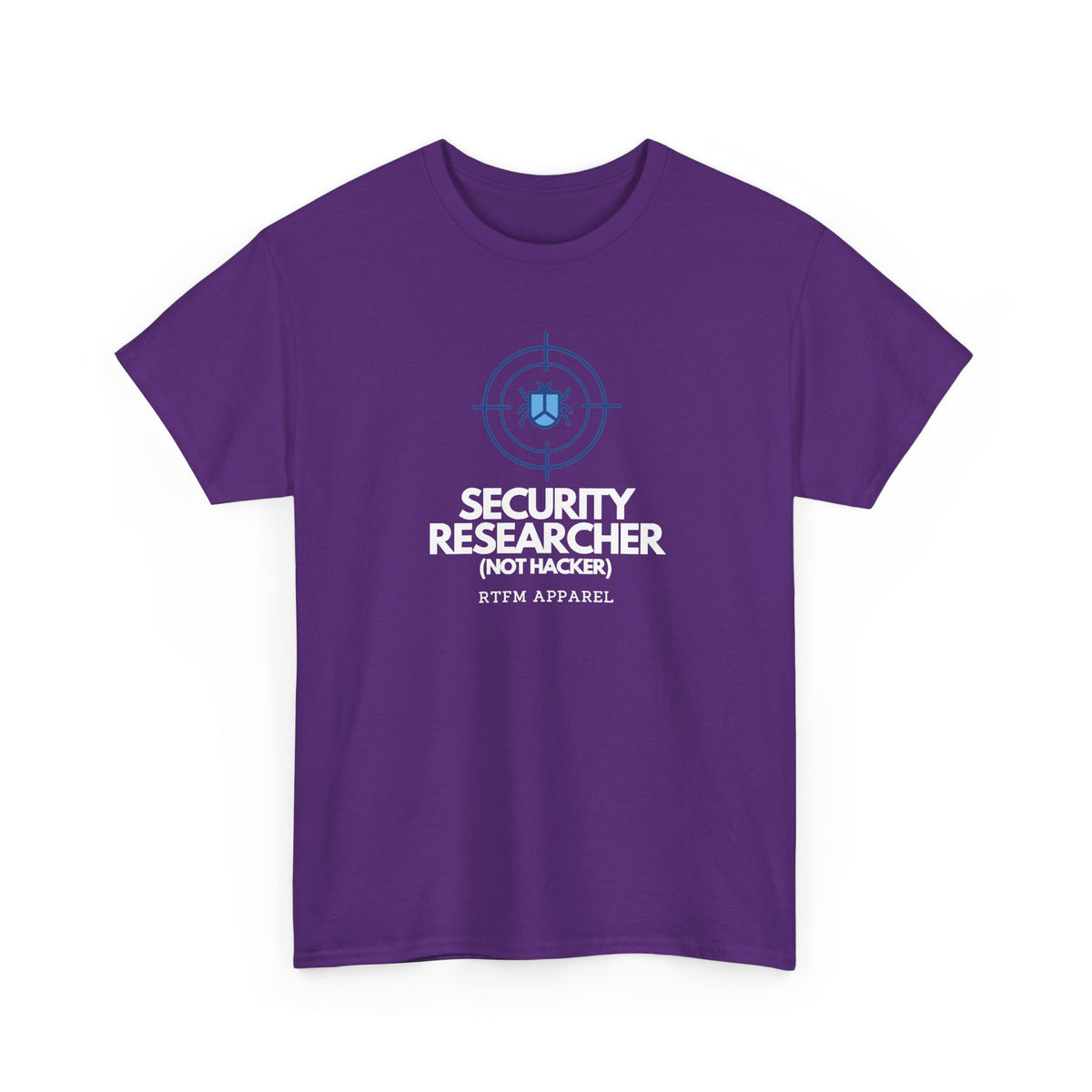Security Researcher Not Hacker — Cybersecurity Tee