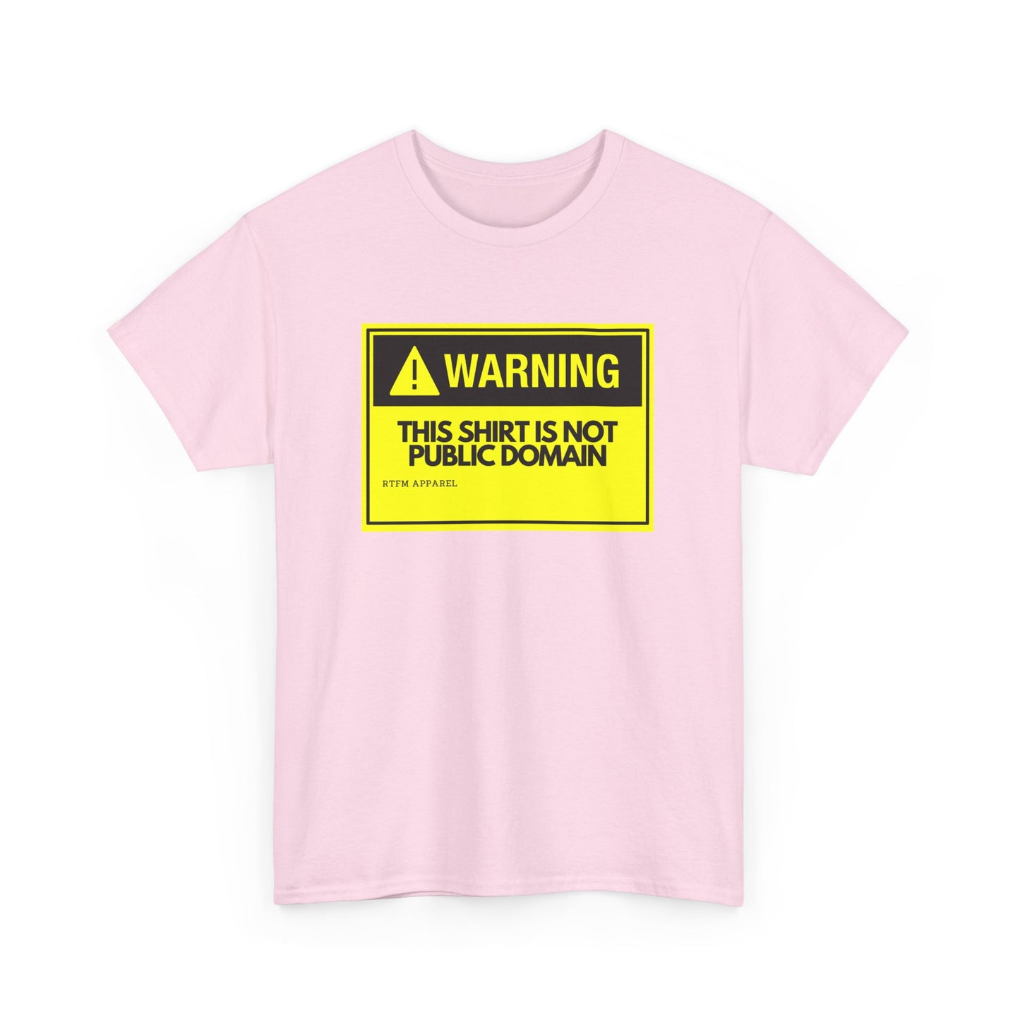 Warning This Shirt Is Not Public Domain Funny Tech Humor