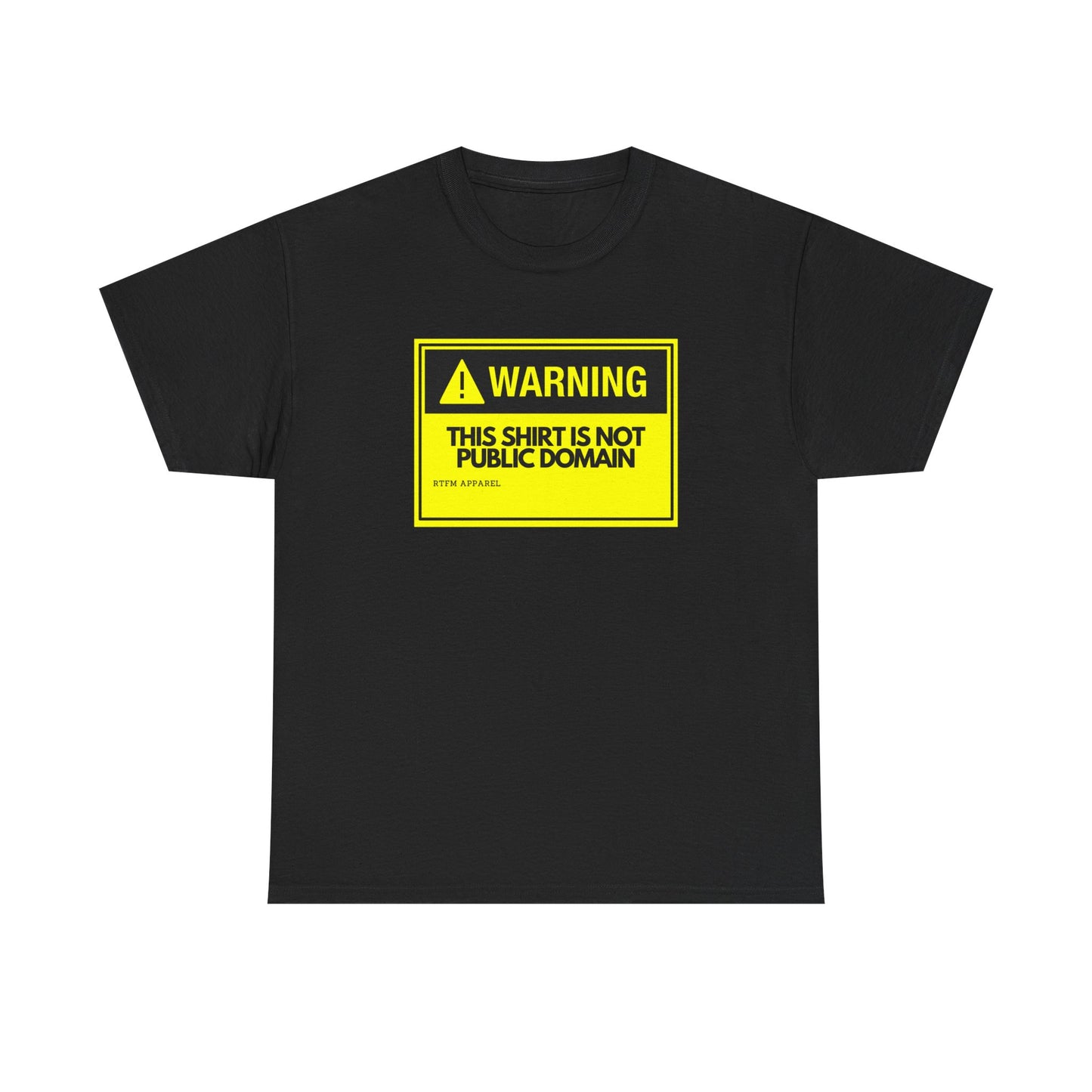 Warning This Shirt Is Not Public Domain Funny Sysadmin IT Tech Geek Gift