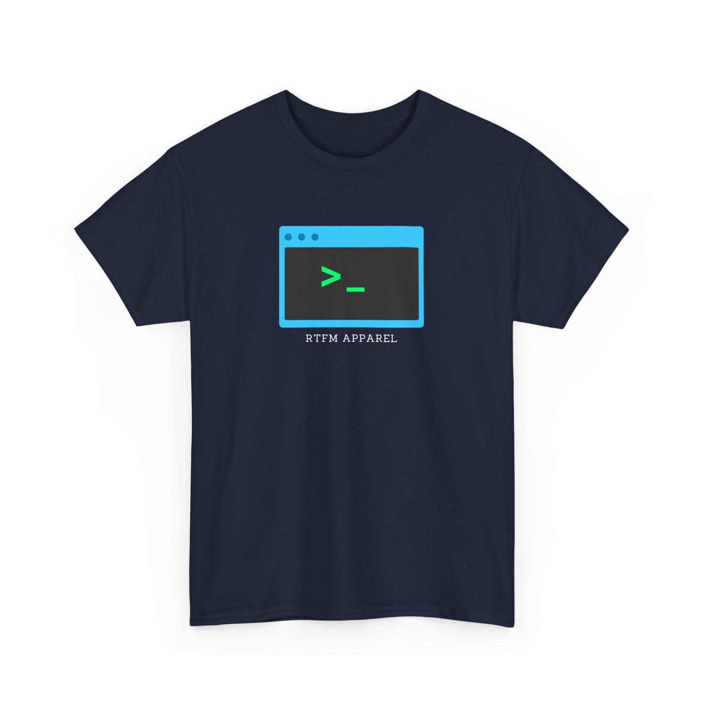 RTFM Terminal Command Nerd Humor T-Shirt - Geek, Sysadmin, IT Crowd, Developer, Programmer, Fun Tee