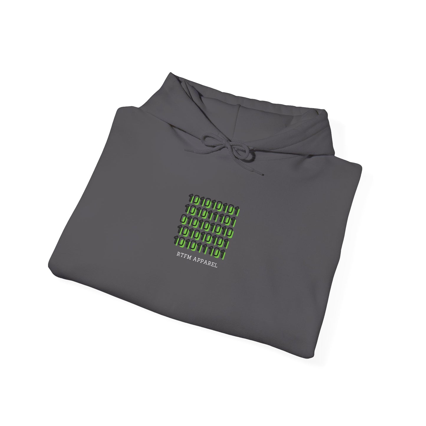 RTFM Binary Code Tech Lover's Hoodie - DevOps, Cyber Security, Sysadmin Style