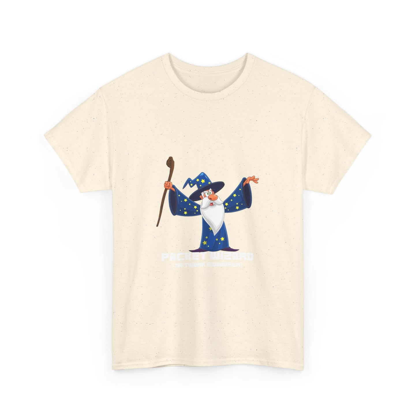 Packet Wizard Network Engineer Funny Tech Geek T-Shirt