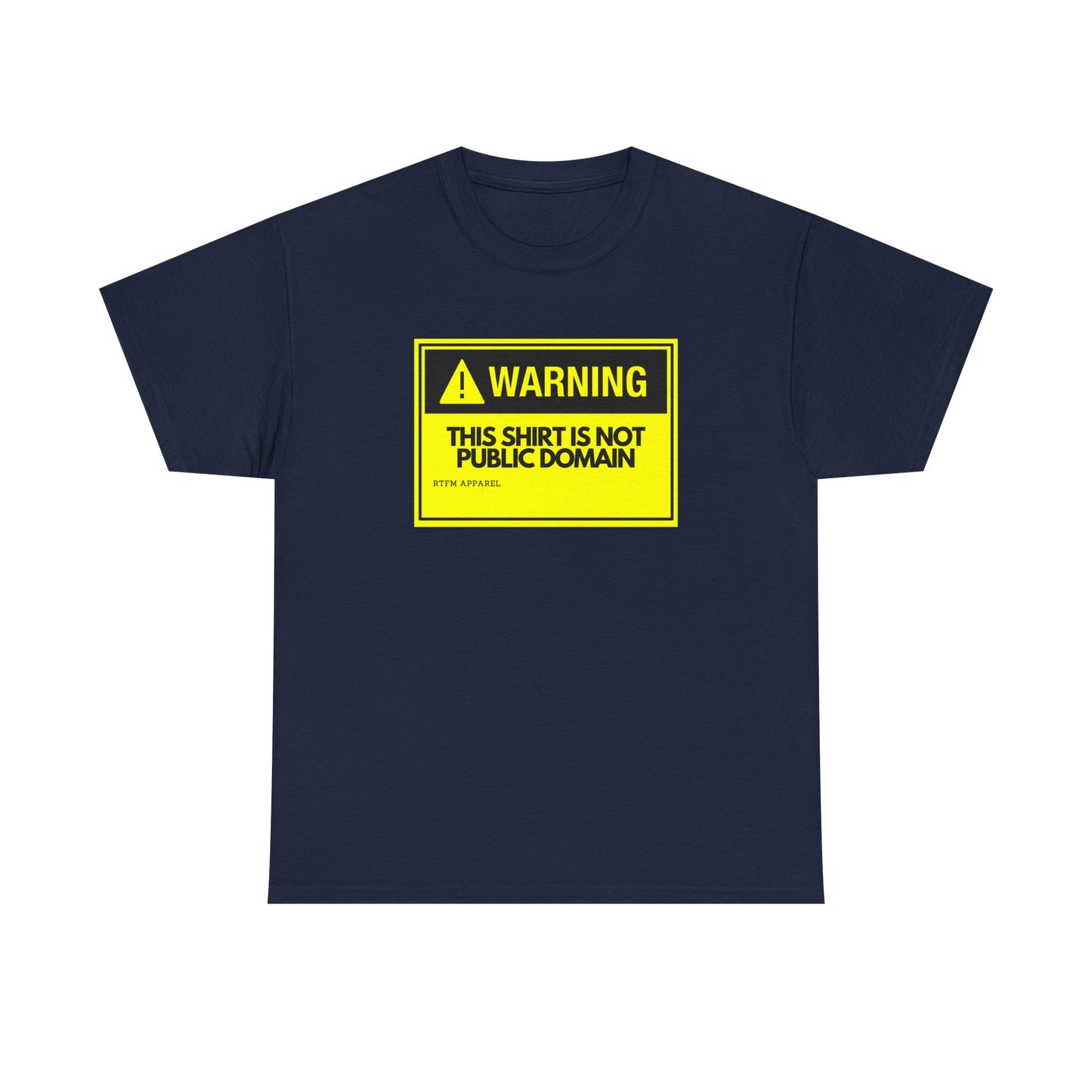 Warning This Shirt Is Not Public Domain Funny Sysadmin IT Tech Geek Gift