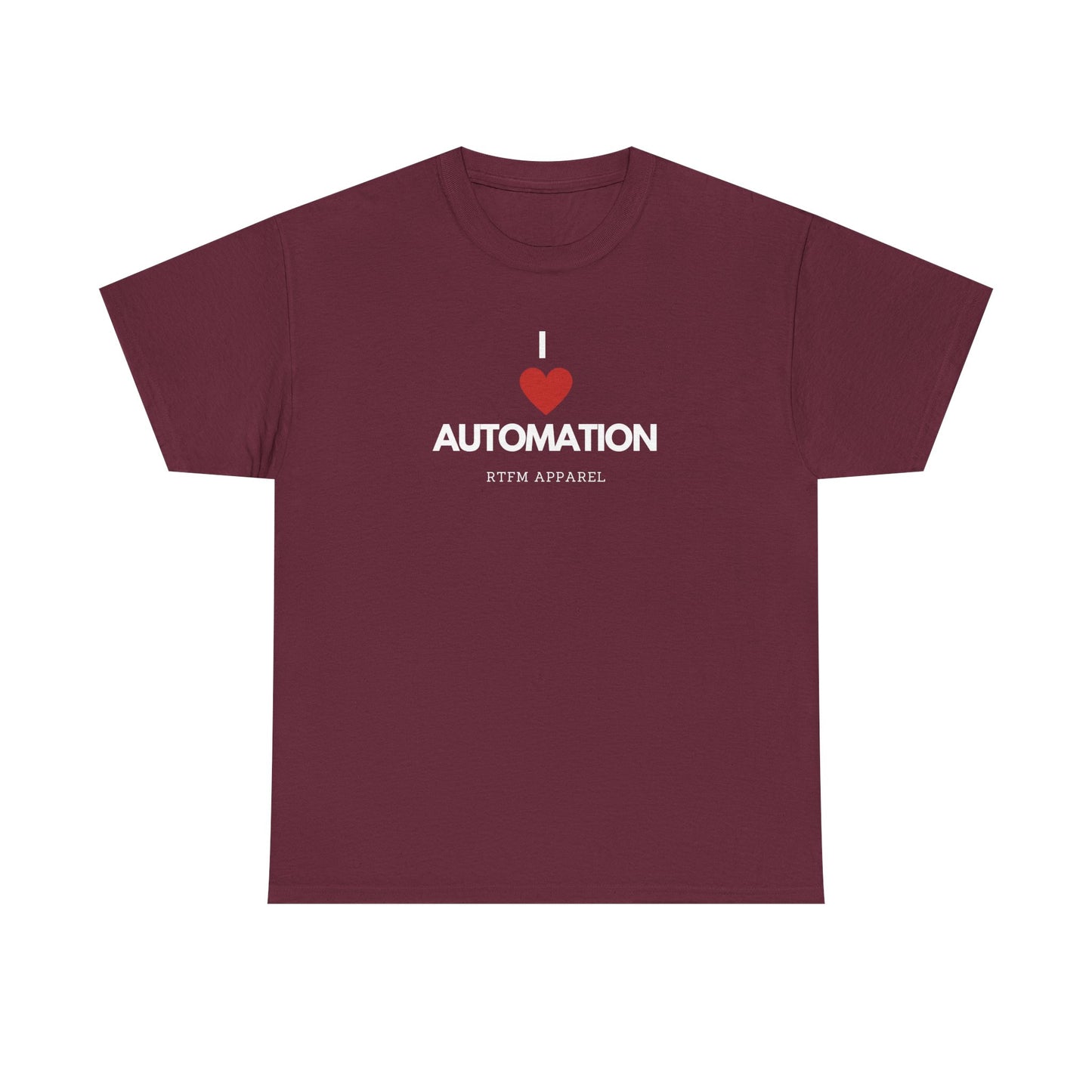 I Love Automation - RTFM Apparel, DevOps Engineer, Tech Humor, IT Professional Gift