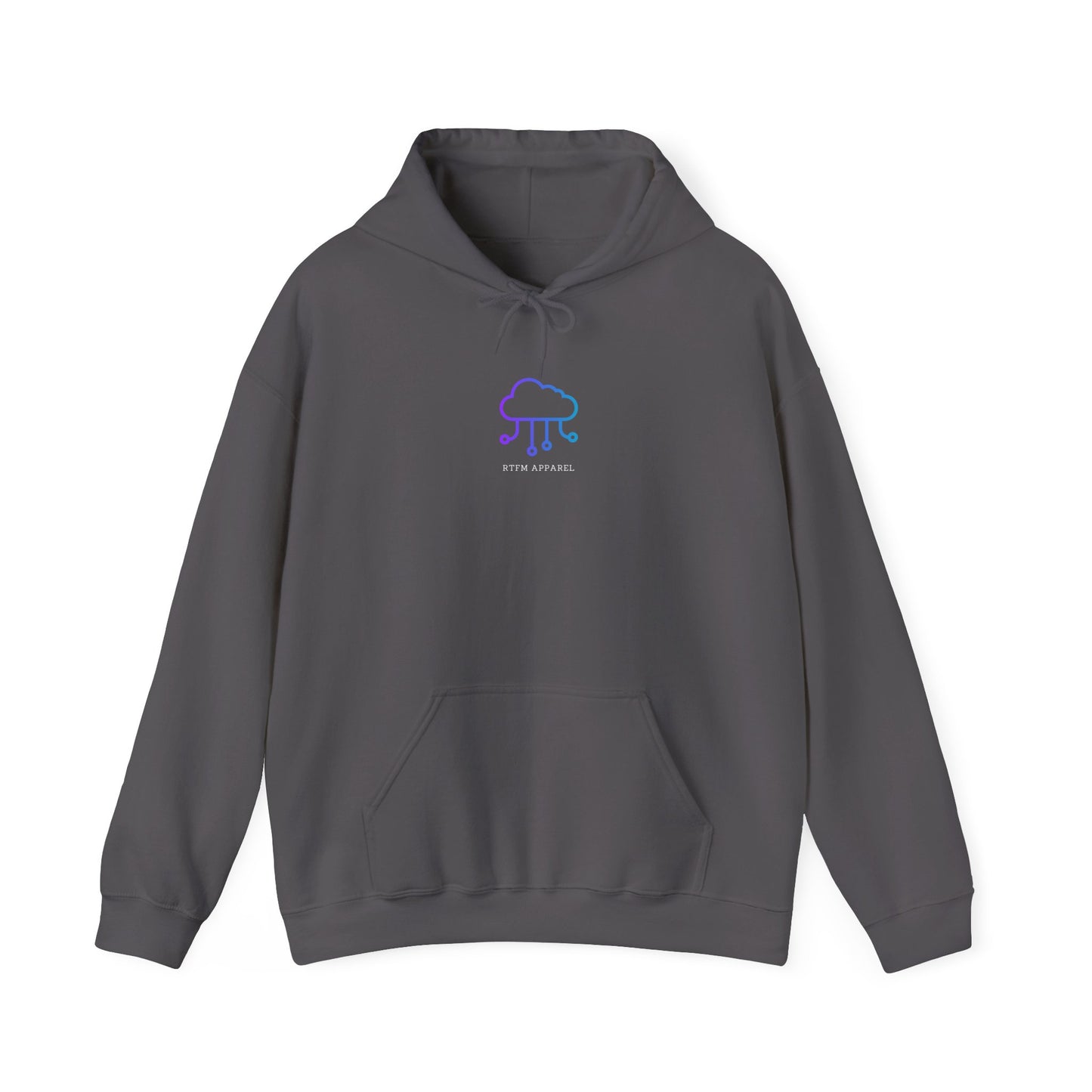 Rtfm Apparel Hoodie - Tech Cloud Design - Developer, Sysadmin, Geek