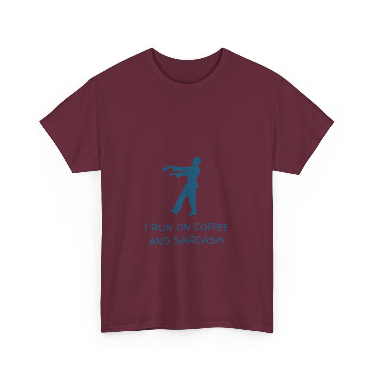 I Run On Coffee And Sarcasm - Tech, IT, Cyber Security, Geek Humor T-Shirt