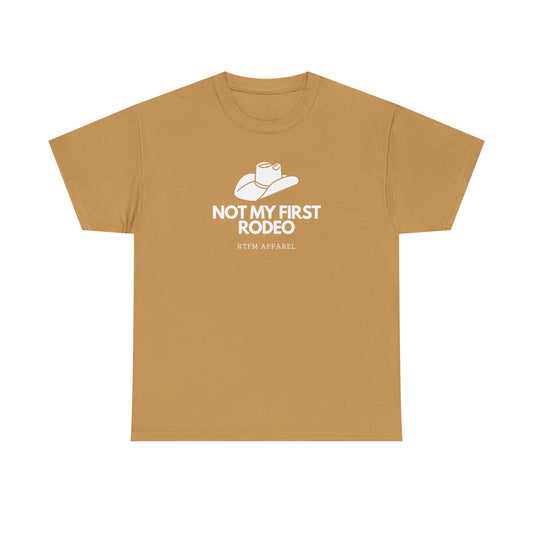 Not My First Rodeo RTFM Apparel Cowboy Hat Tech Geek Humour T-Shirt