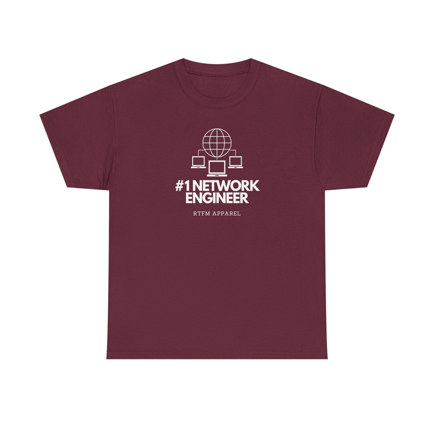 #1 Network Engineer RTFM Apparel - Funny Sysadmin, IT Pro, Network Shirt