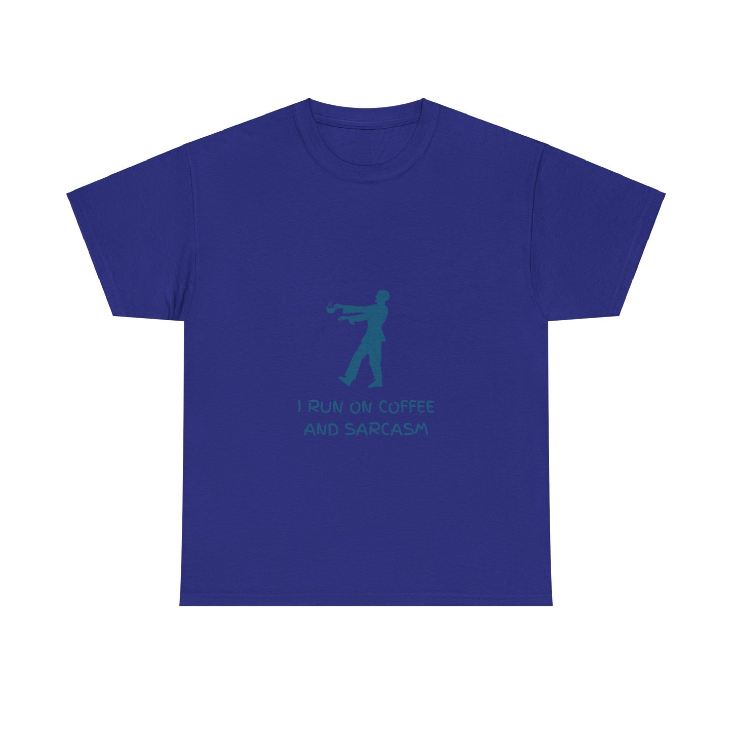 I Run On Coffee And Sarcasm - Tech, IT, Cyber Security, Geek Humor T-Shirt