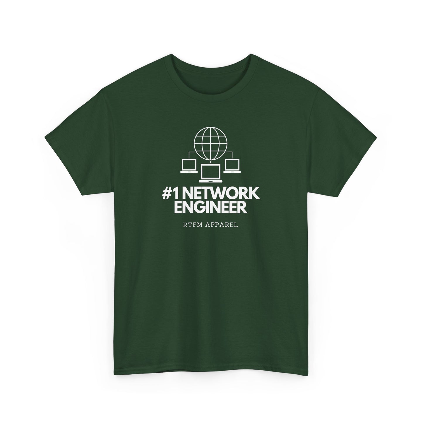 #1 Network Engineer RTFM Apparel - Funny Sysadmin, IT Pro, Network Shirt