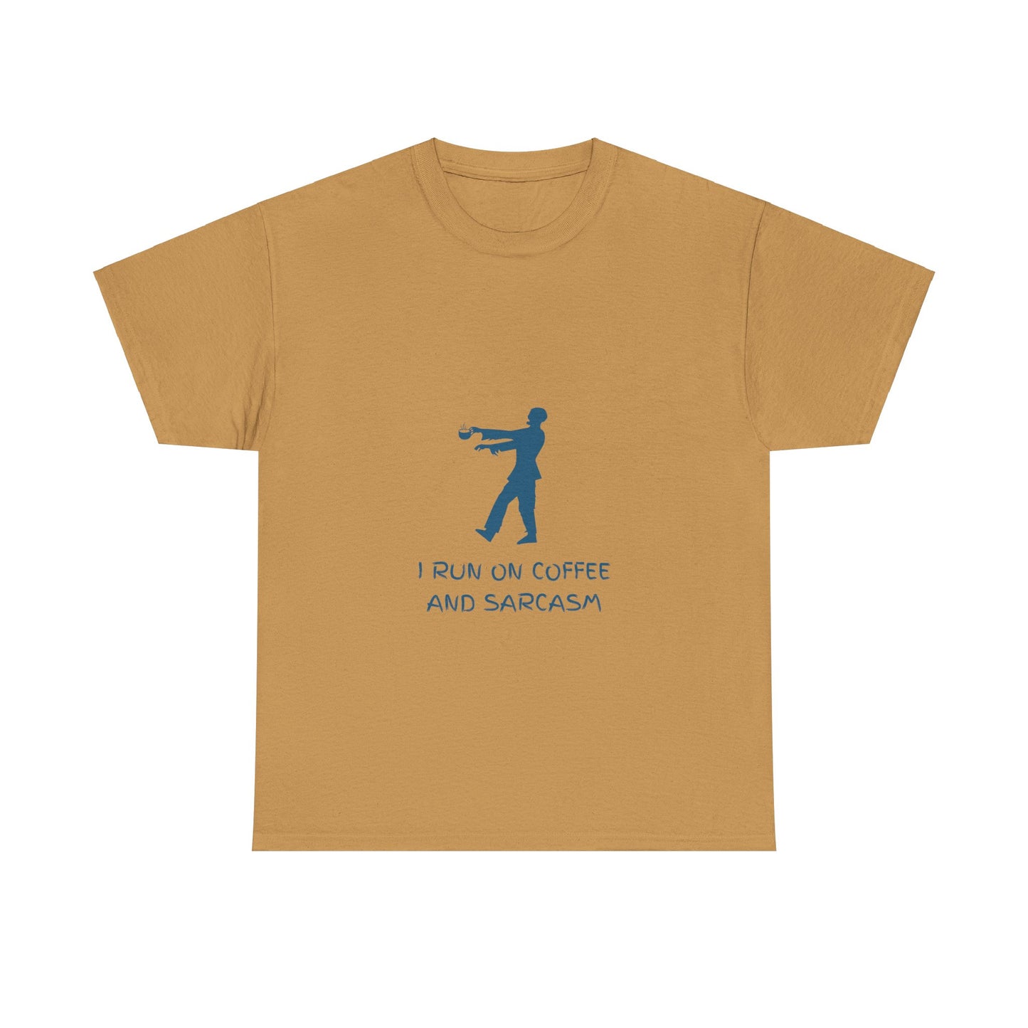 I Run On Coffee And Sarcasm - Tech, IT, Cyber Security, Geek Humor T-Shirt