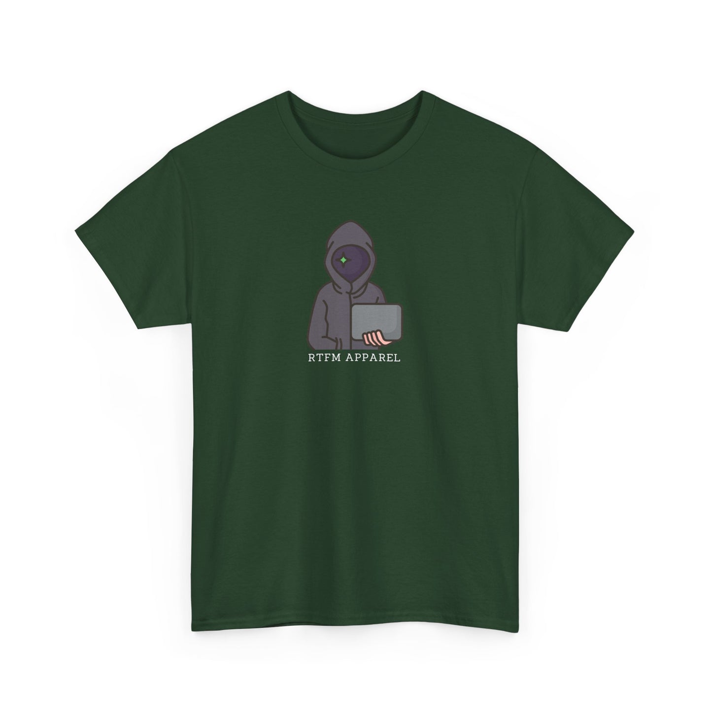 RTFM Apparel Hacker Hoodie Graphic - Tech, IT, Cyber Security Humor Shirt