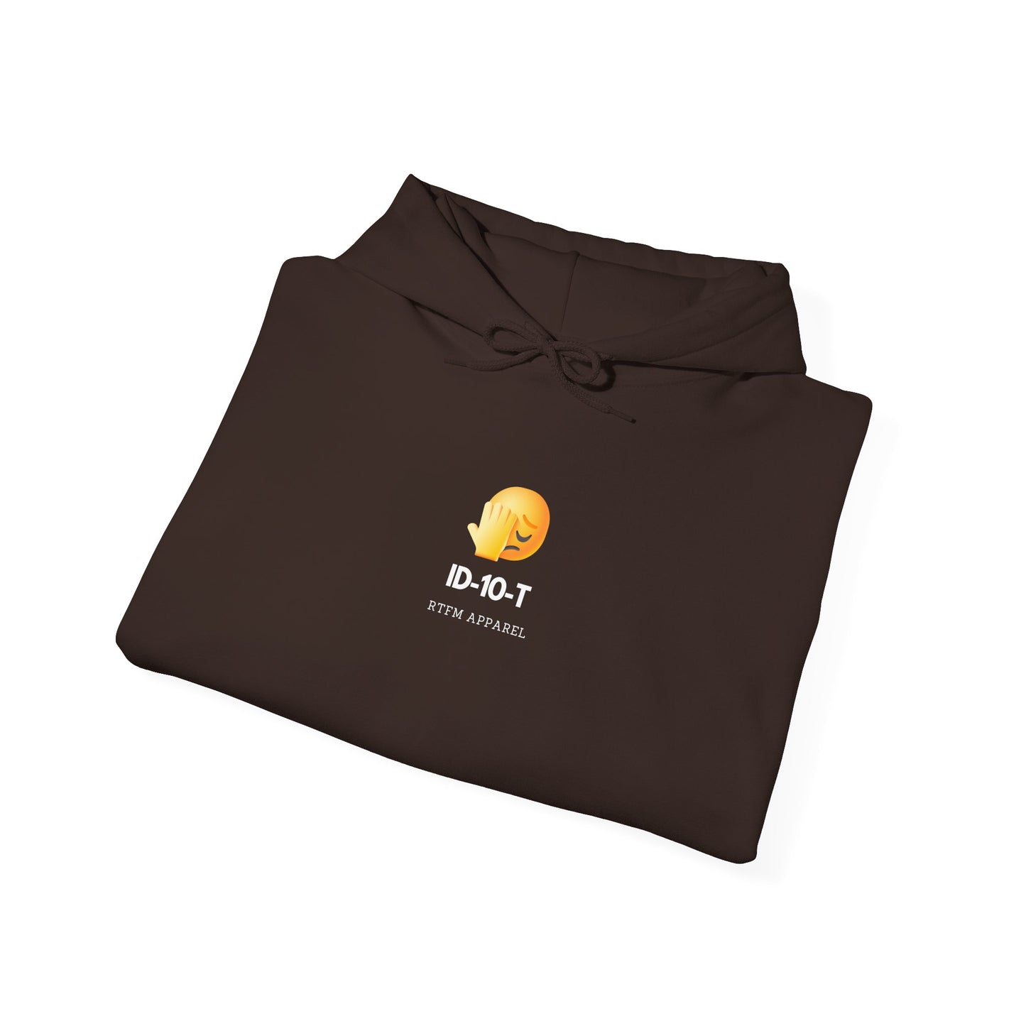 ID-10-T Tech Humor Hoodie For IT Nerds And Cyber Geeks