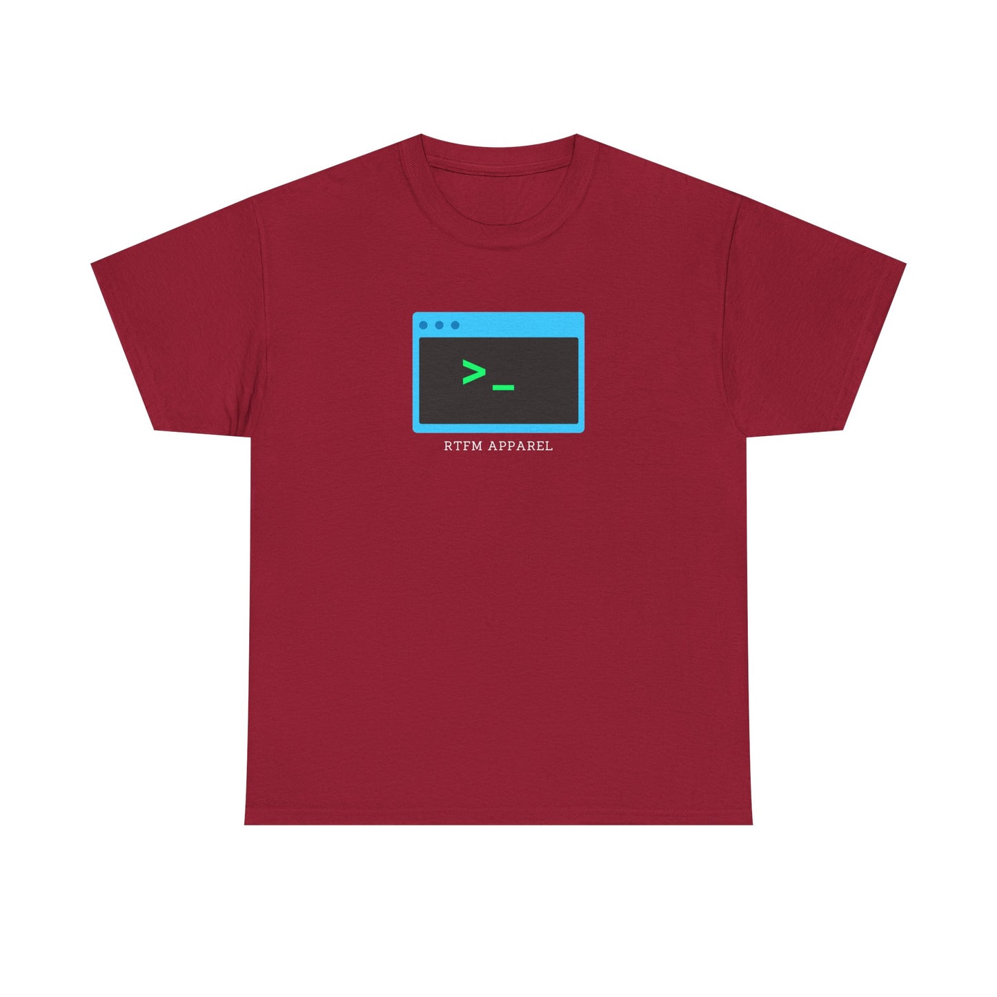 RTFM Terminal Command Nerd Humor T-Shirt - Geek, Sysadmin, IT Crowd, Developer, Programmer, Fun Tee
