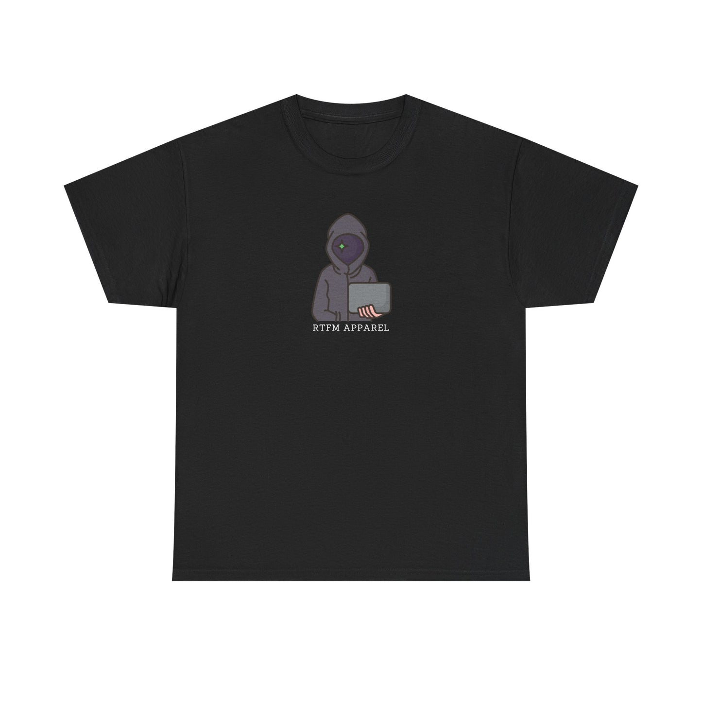 RTFM Apparel Hacker Hoodie Graphic - Tech, IT, Cyber Security Humor Shirt