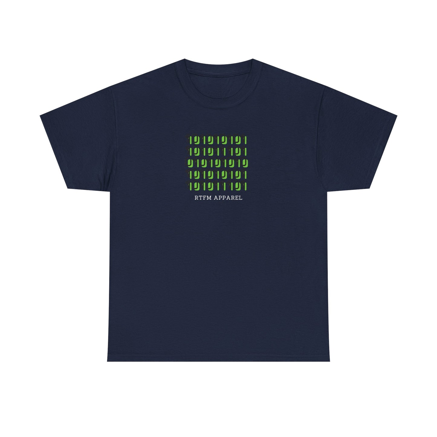 RTFM Binary Code Geek Humor T-Shirt - DevOps, Sysadmin, Tech Nerd, 2025 Design