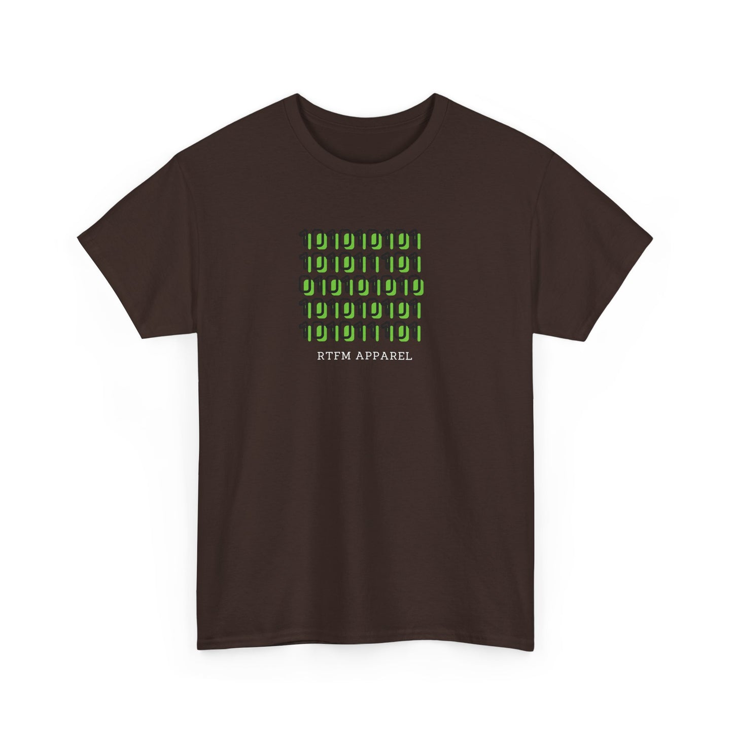 RTFM Binary Code Geek Humor T-Shirt - DevOps, Sysadmin, Tech Nerd, 2025 Design