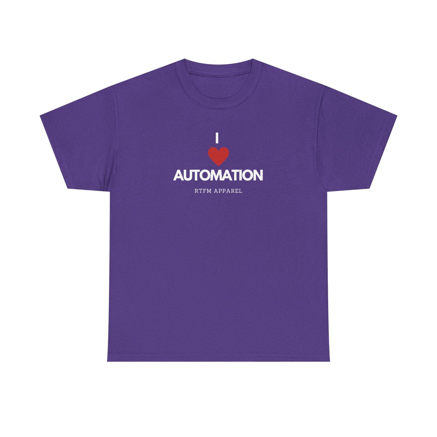 I Love Automation - RTFM Apparel, DevOps Engineer, Tech Humor, IT Professional Gift