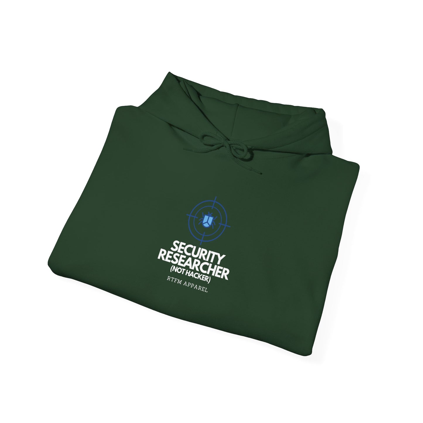 Security Researcher Not Hacker Bug RTFM Apparel Hoodie