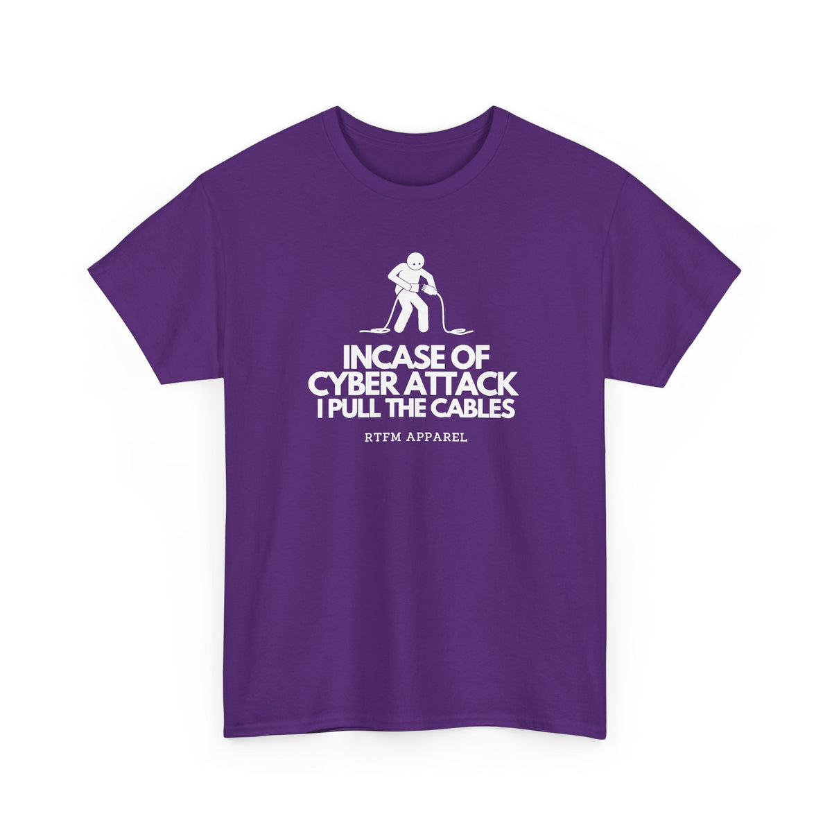 In Case Of Cyber Attack — Sysadmin Tee