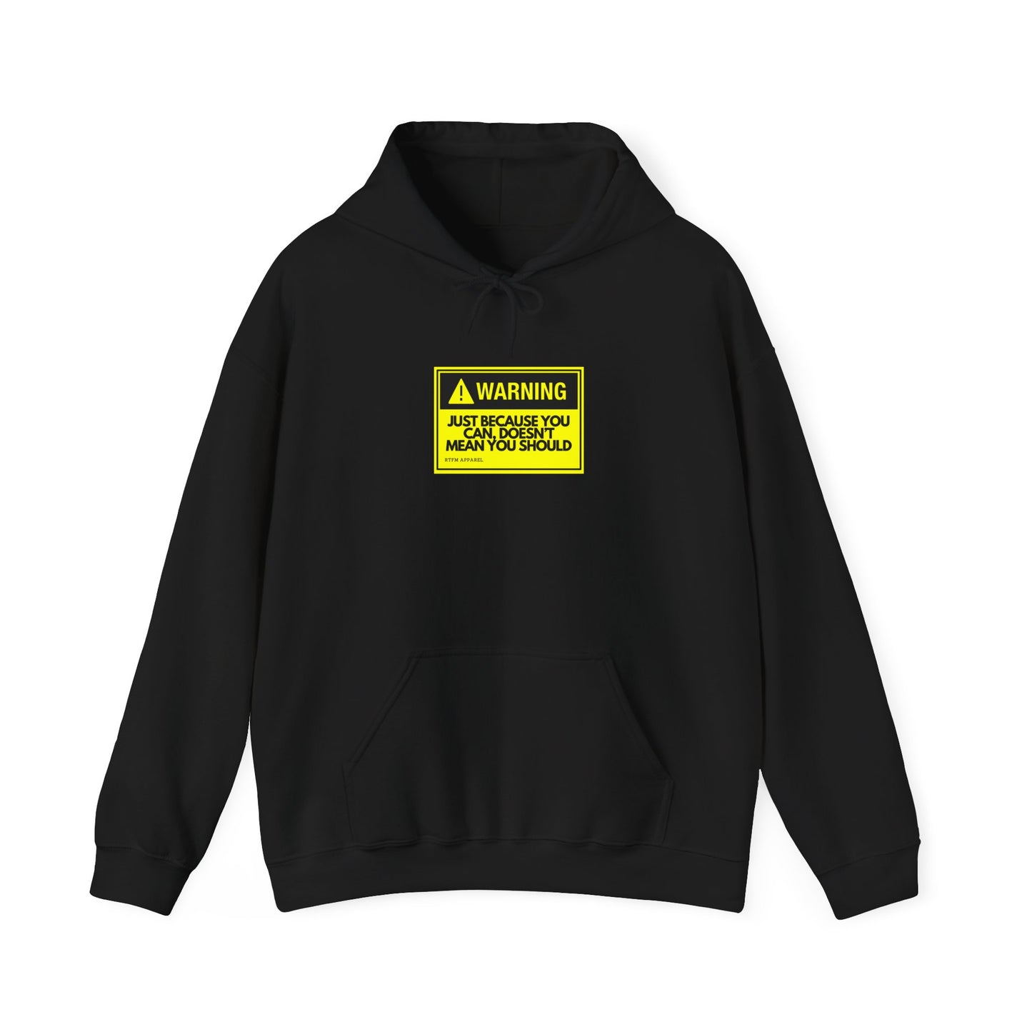 Warning Just Because You Can, Doesn't Mean You Should - Tech Geek Hoodie