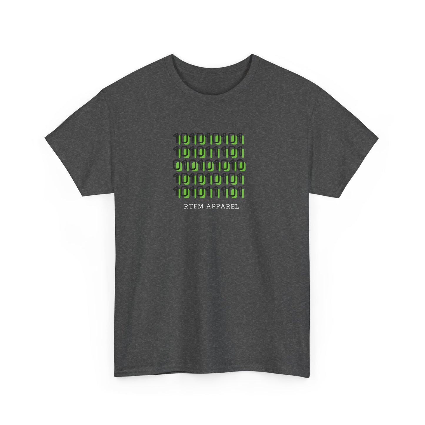 RTFM Binary Code Geek Humor T-Shirt - DevOps, Sysadmin, Tech Nerd, 2025 Design