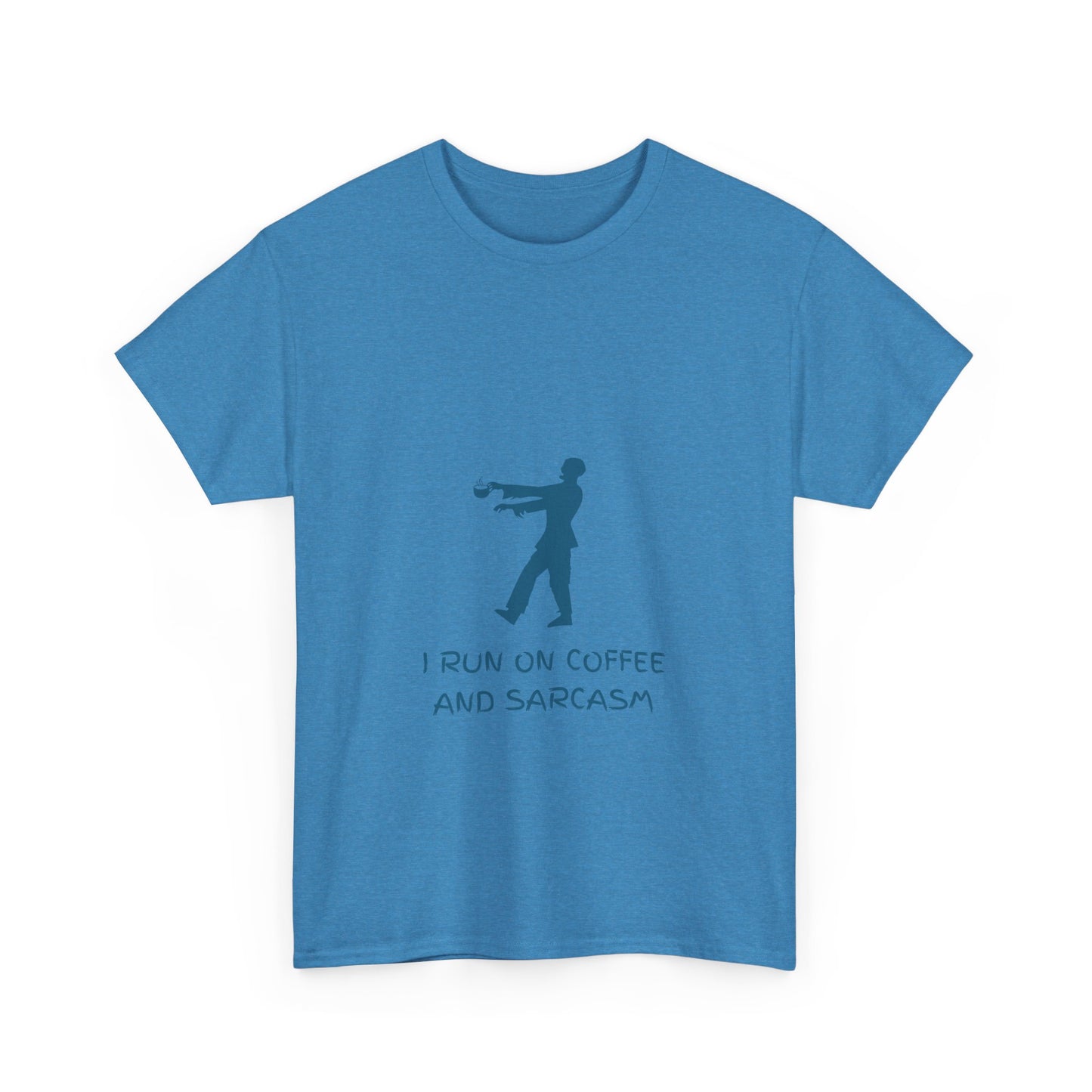 I Run On Coffee And Sarcasm - Tech, IT, Cyber Security, Geek Humor T-Shirt