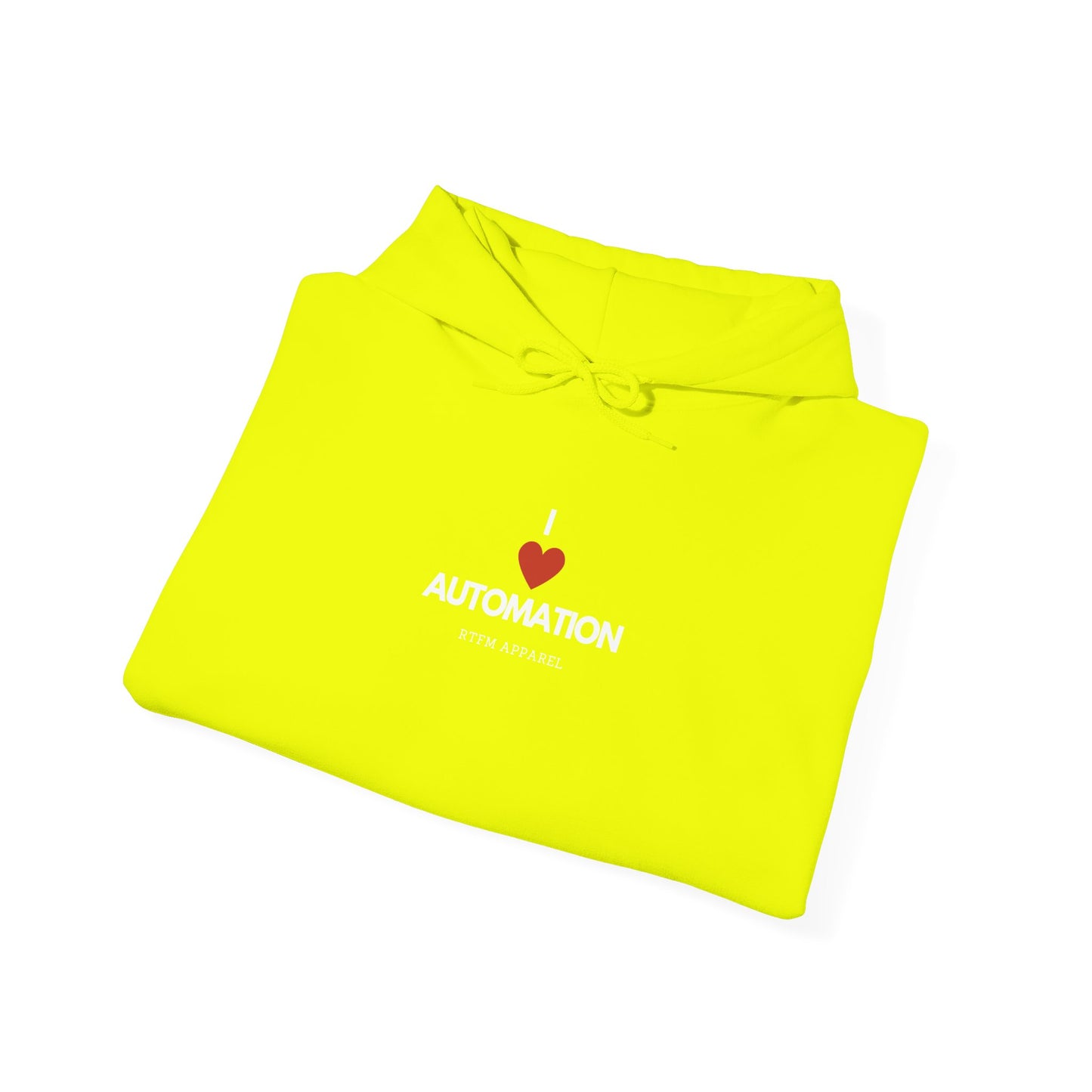 I Love Automation Hoodie - RTFM Apparel, DevOps, Tech Geek Gift, IT Specialist