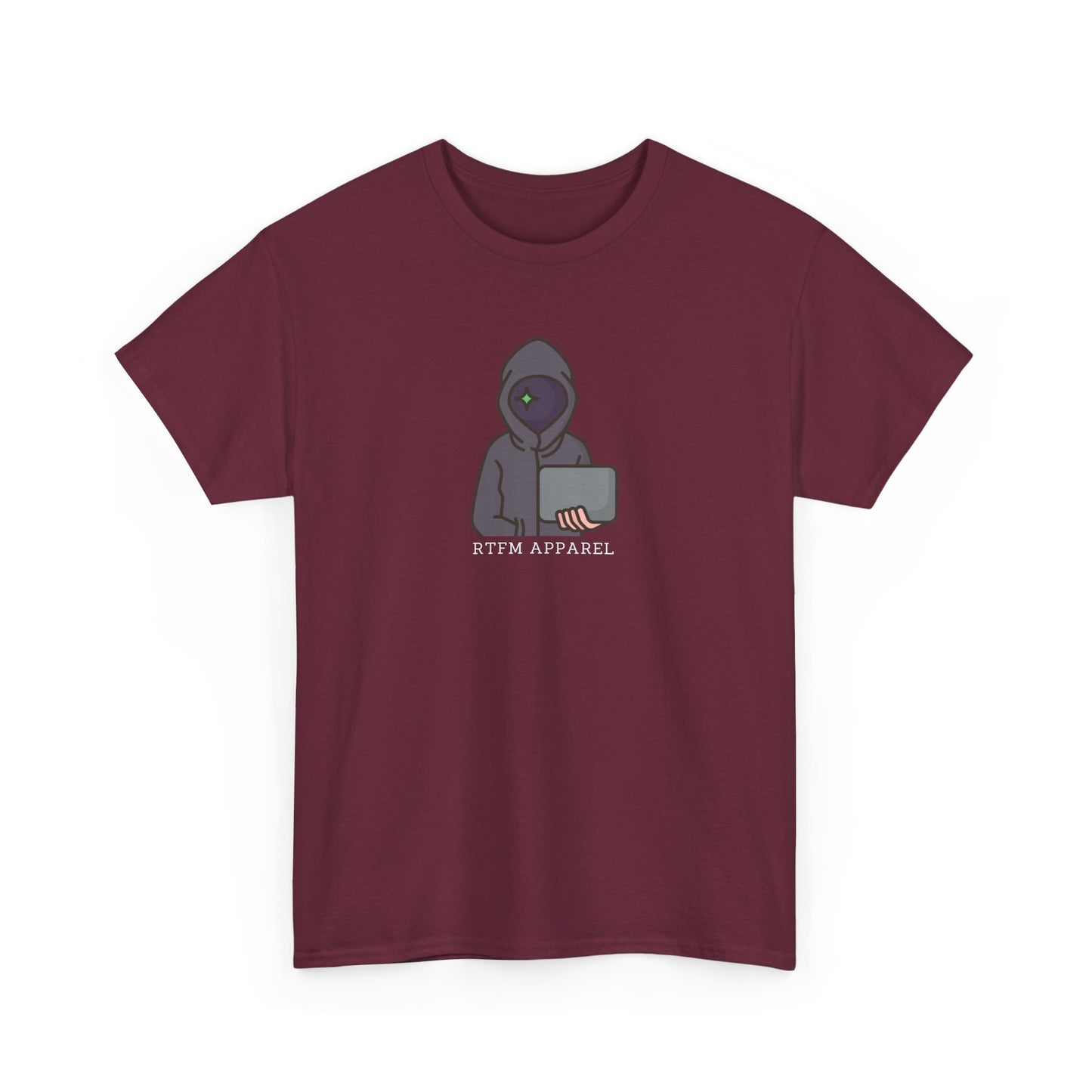 RTFM Apparel Hacker Hoodie Graphic - Tech, IT, Cyber Security Humor Shirt