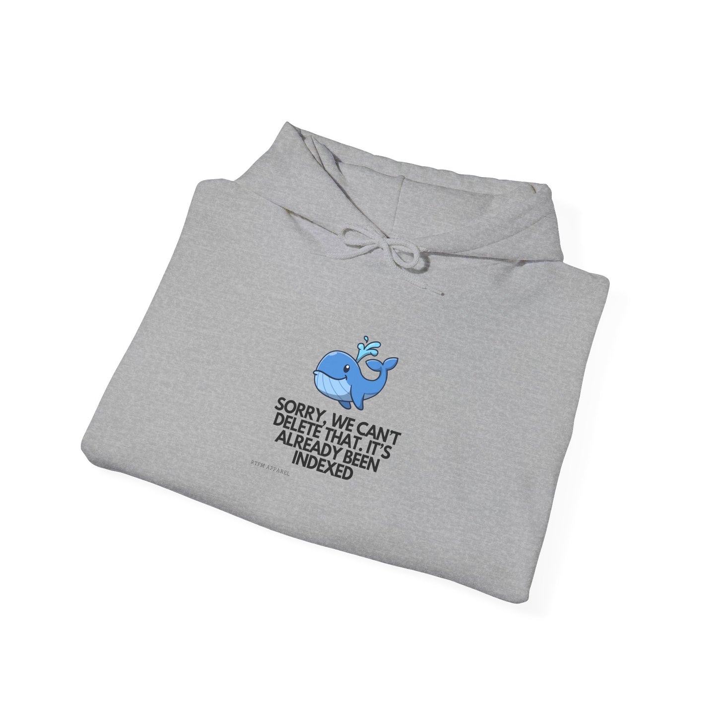 Playful Whale Tech Hoodie - DevOps, Docker, Cloud Fun
