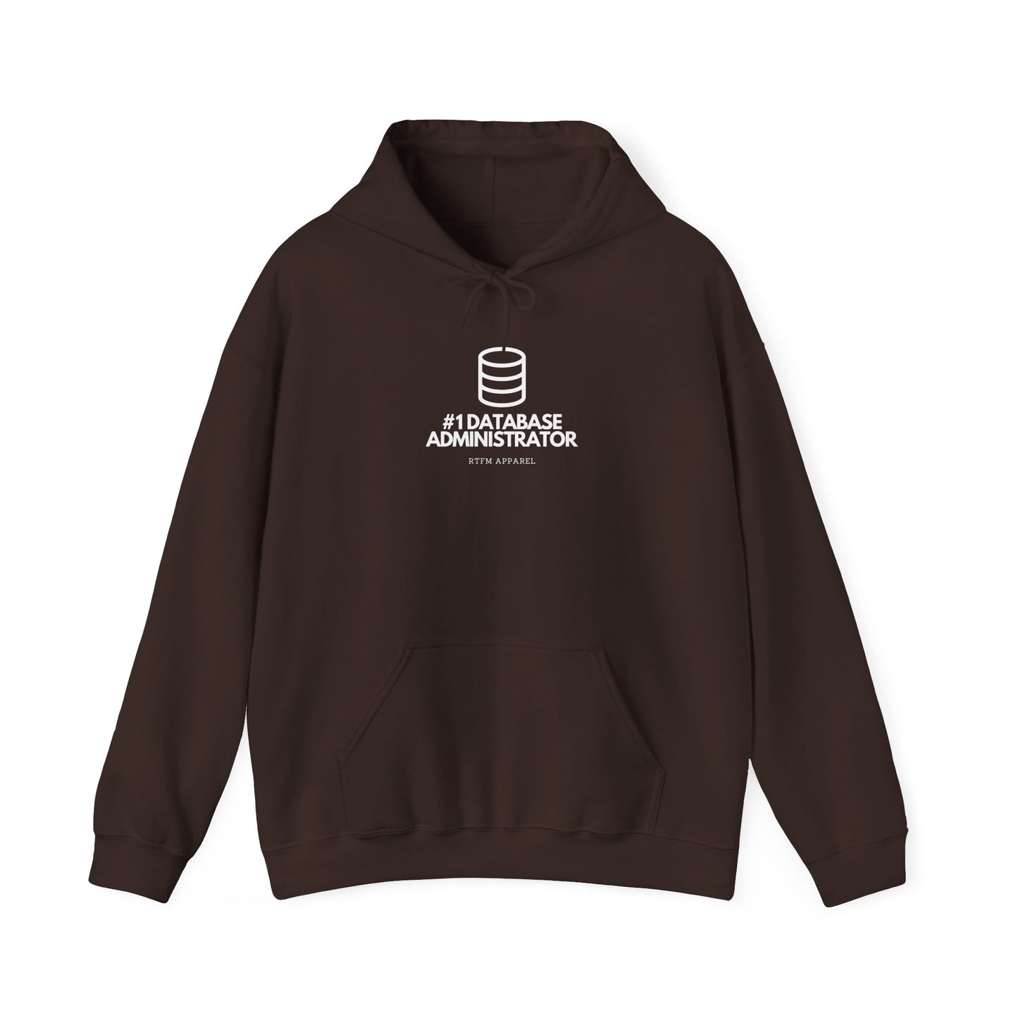 #1 Database Administrator Hoodie - DBA, Tech Humor, IT, Cozy Geek Wear, RTFM