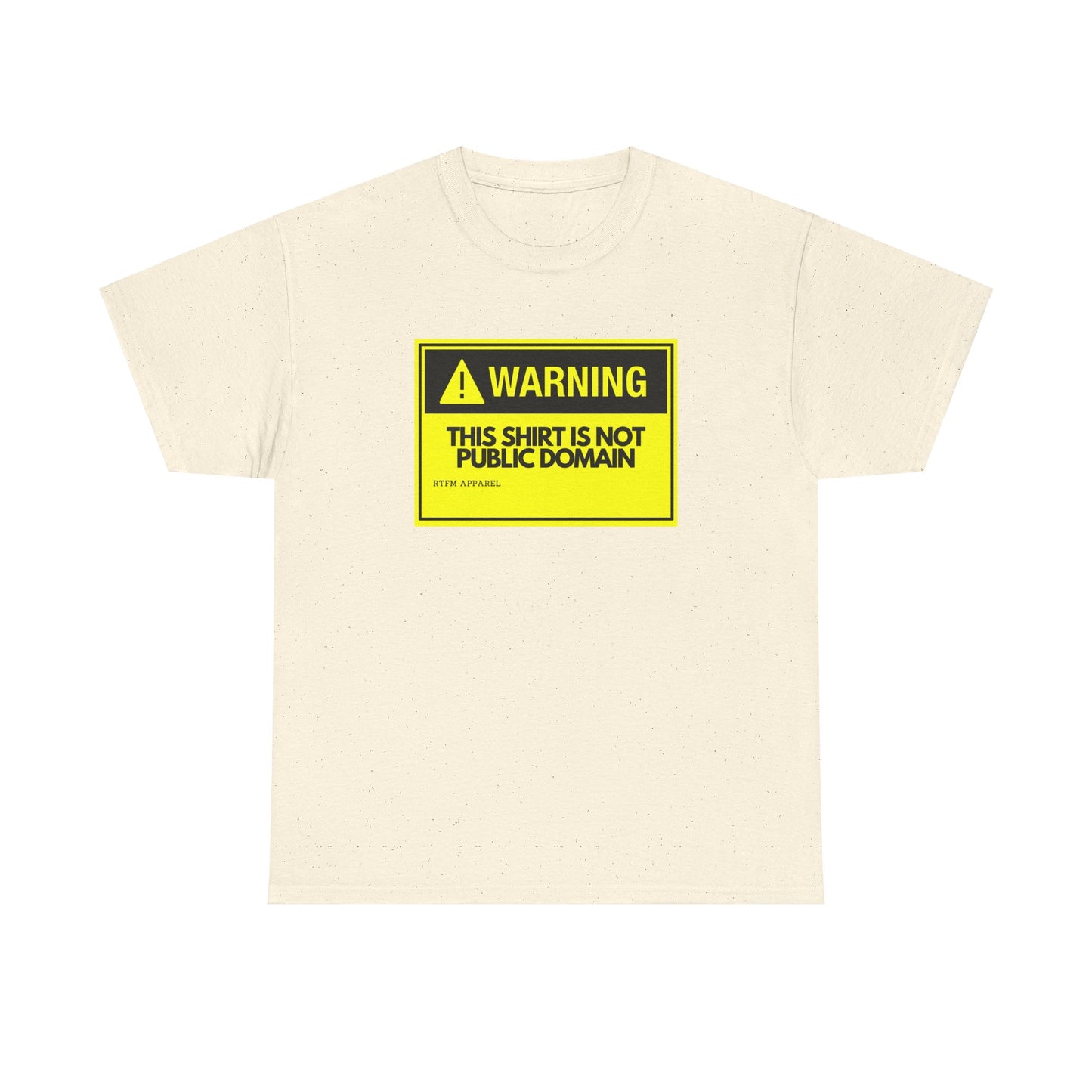 Warning This Shirt Is Not Public Domain Funny Tech Humor