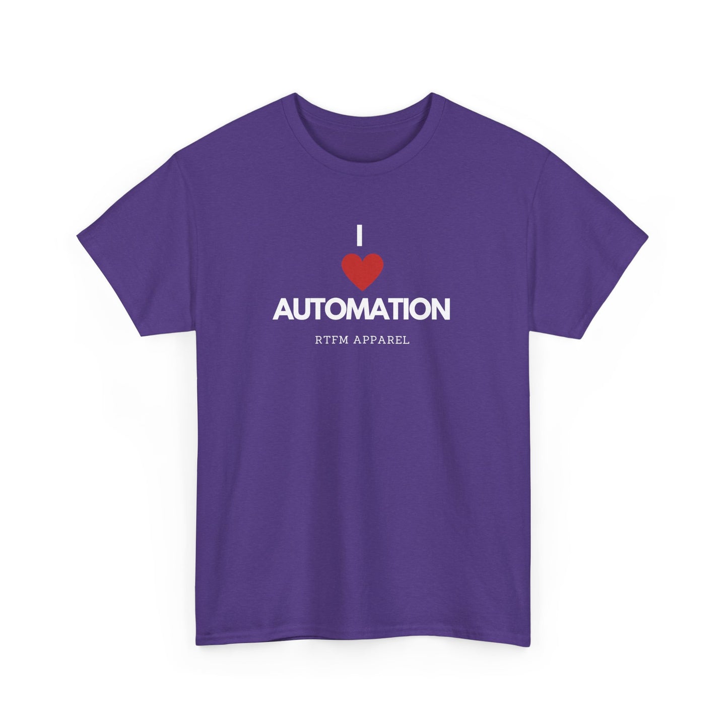 I Love Automation - RTFM Apparel, DevOps Engineer, Tech Humor, IT Professional Gift