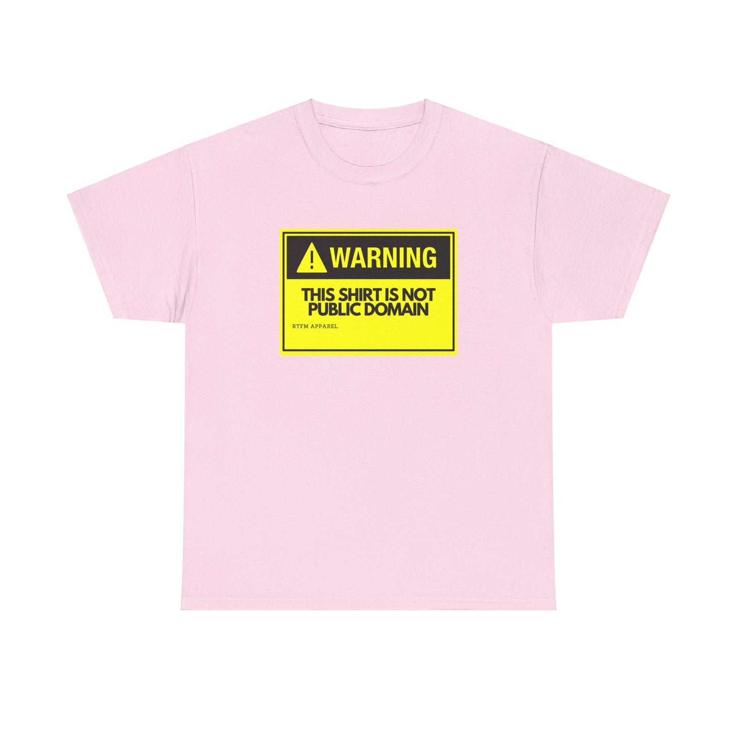 Warning This Shirt Is Not Public Domain Funny Tech Humor