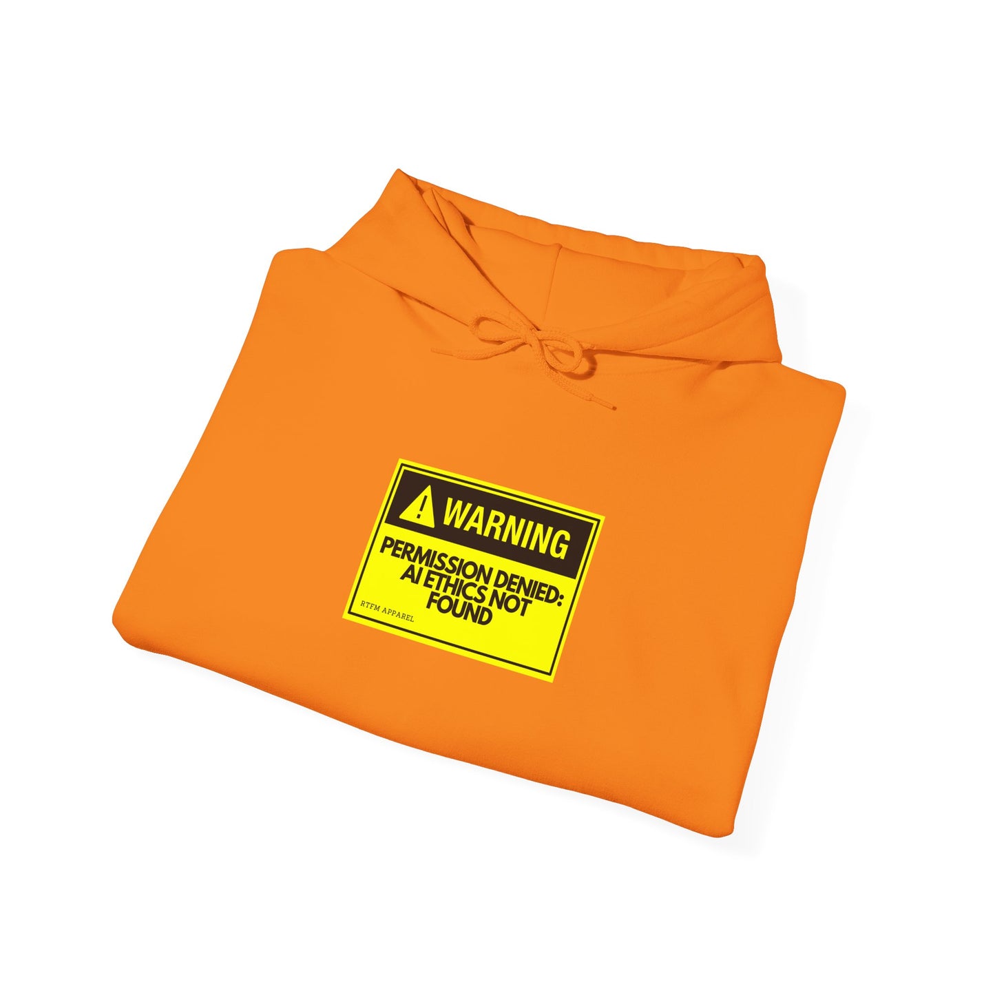 Warning: AI Ethics Not Found Tech Humor Hoodie