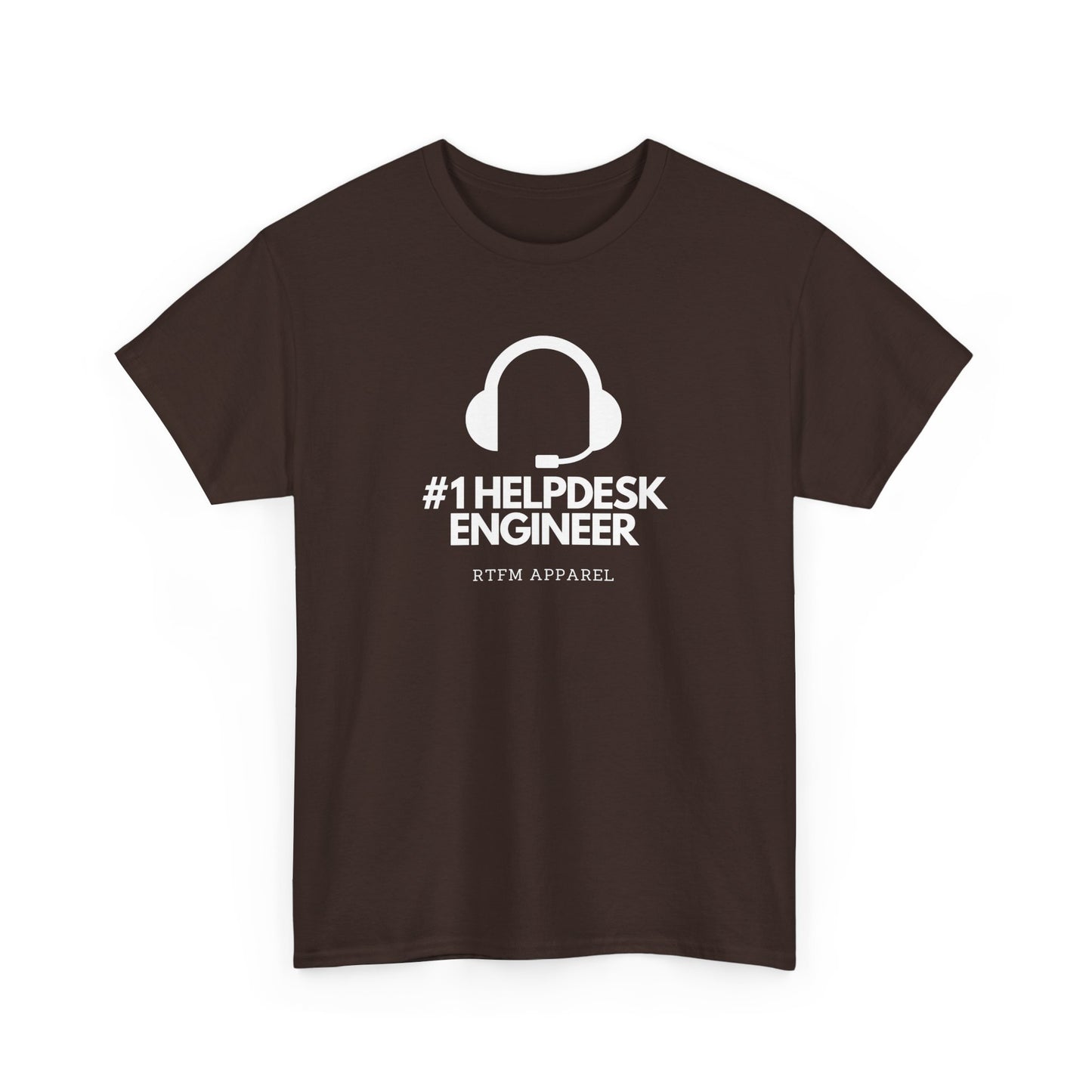 #1 Helpdesk Engineer Headset RTFM Apparel - Funny Tech, IT, Sysadmin