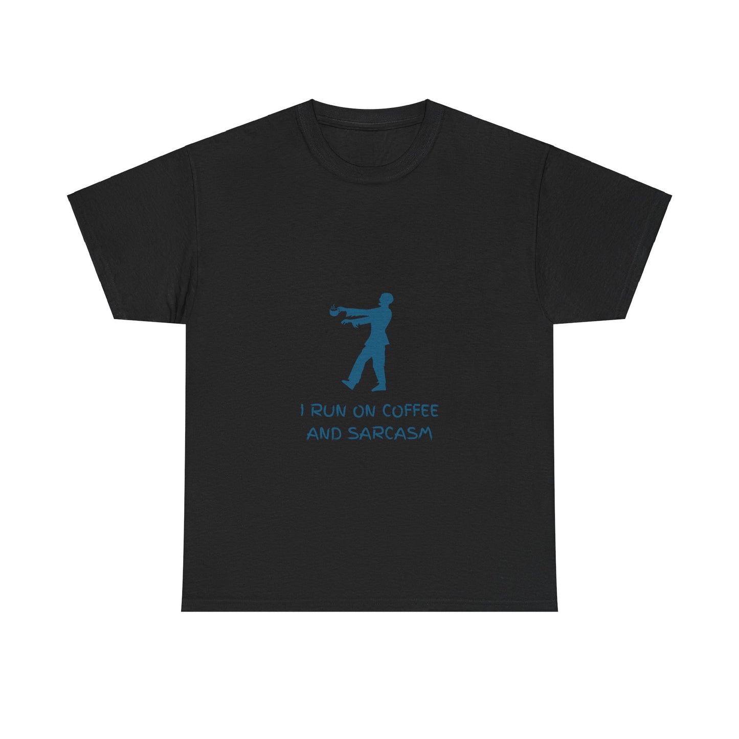 I Run On Coffee And Sarcasm - Tech, IT, Cyber Security, Geek Humor T-Shirt