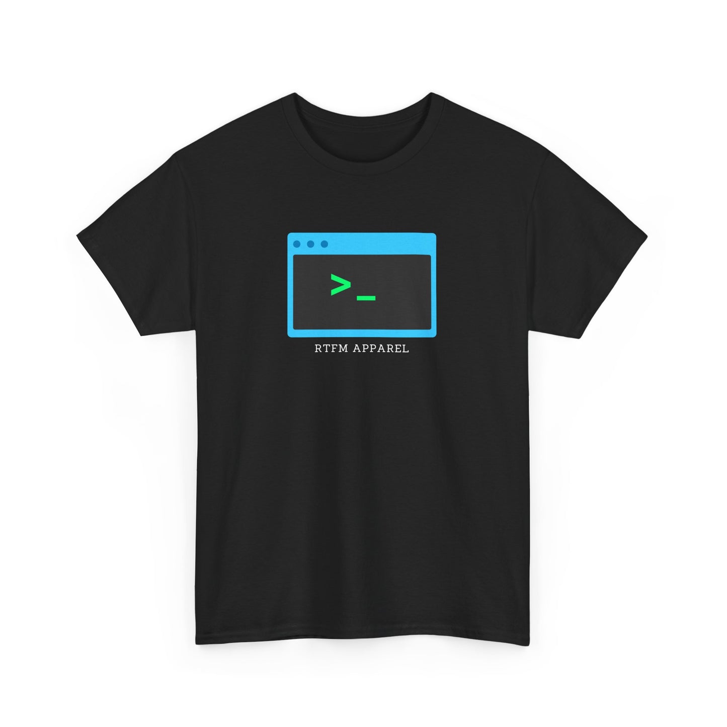 RTFM Terminal Command Nerd Humor T-Shirt - Geek, Sysadmin, IT Crowd, Developer, Programmer, Fun Tee