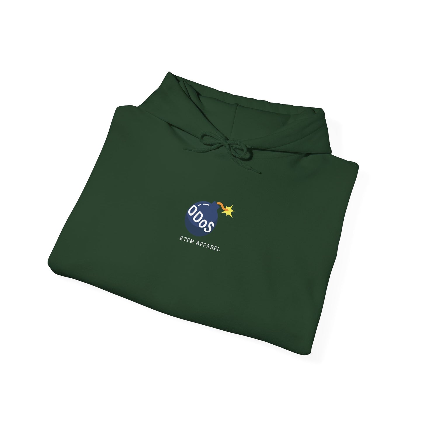 Cozy DDOS Bomb Hoodie - Cybersecurity, IT, Tech Geek Funny Apparel