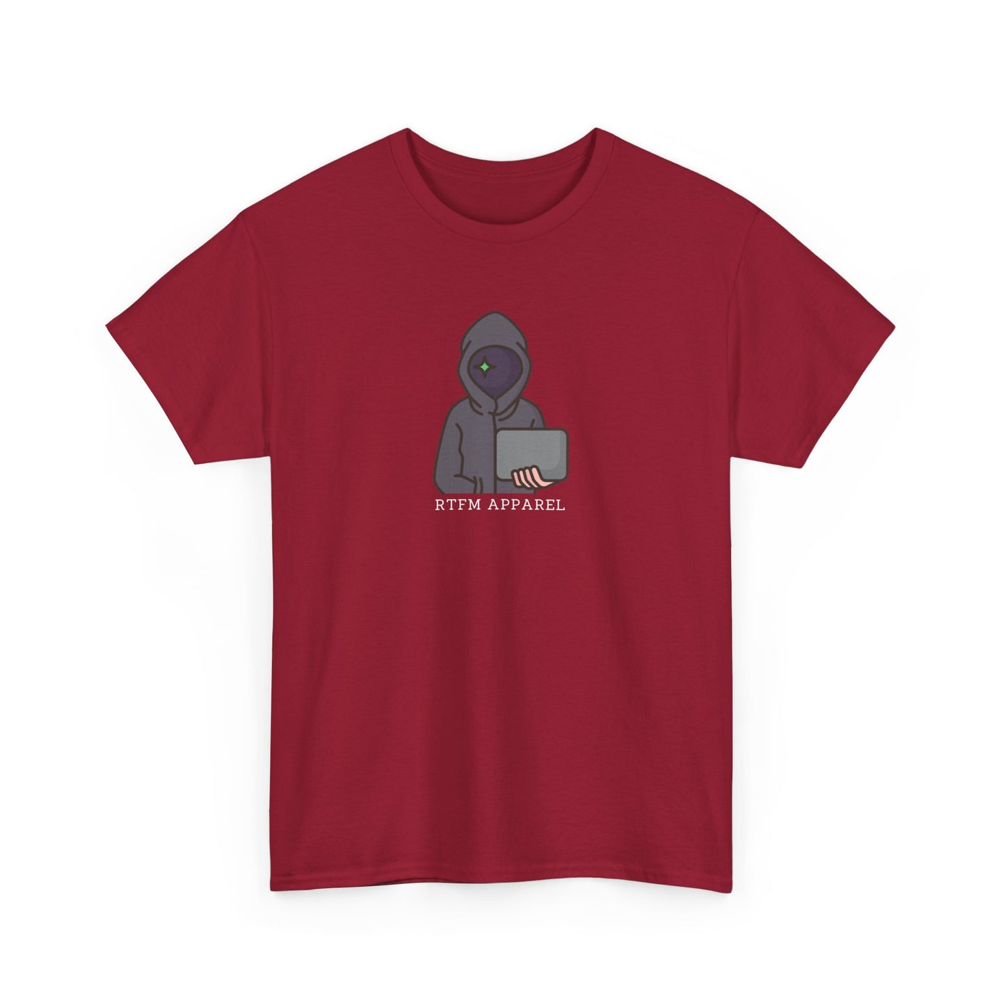 RTFM Apparel Hacker Hoodie Graphic - Tech, IT, Cyber Security Humor Shirt