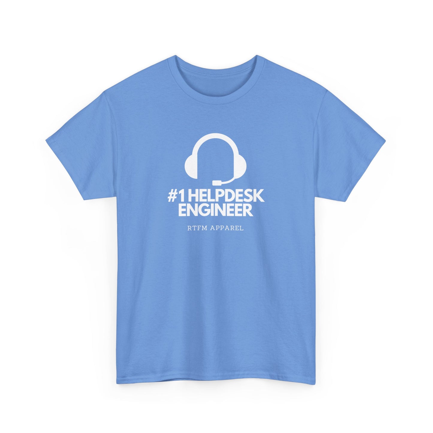 #1 Helpdesk Engineer Headset RTFM Apparel - Funny Tech, IT, Sysadmin