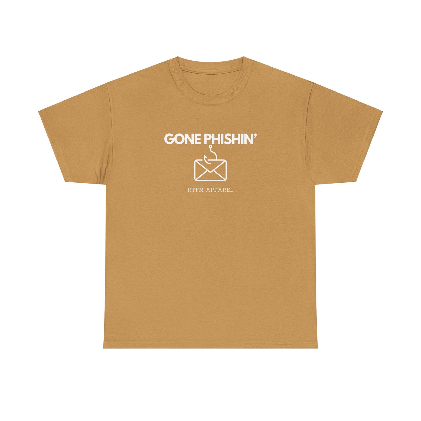 Gone Phishin' - RTFM Apparel Cybersecurity IT Tech Tee