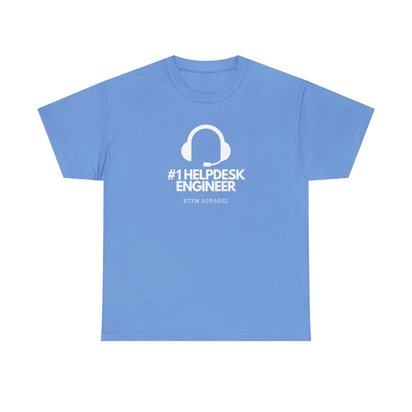 #1 Helpdesk Engineer Headset RTFM Apparel - Funny Tech, IT, Sysadmin