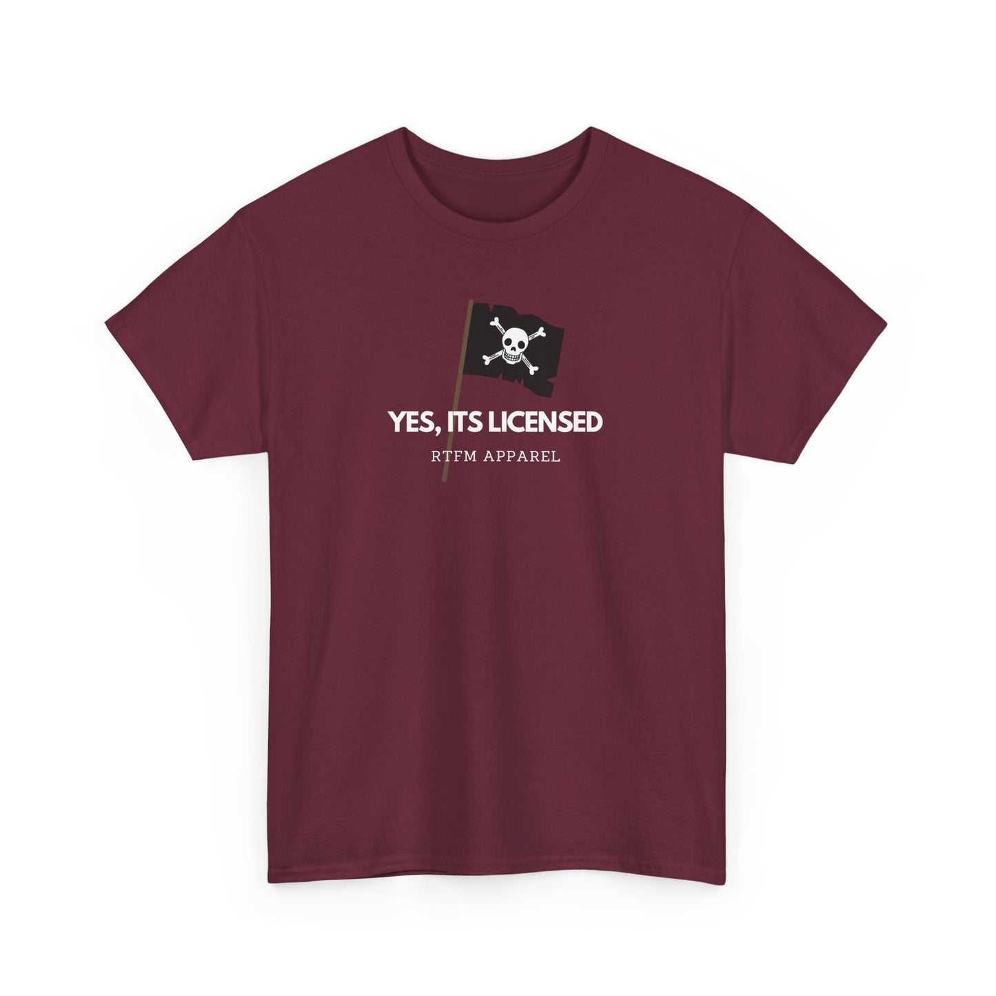 Yes, It's Licensed - Sysadmin, Cybersecurity, RTFM Apparel, Tech Humour