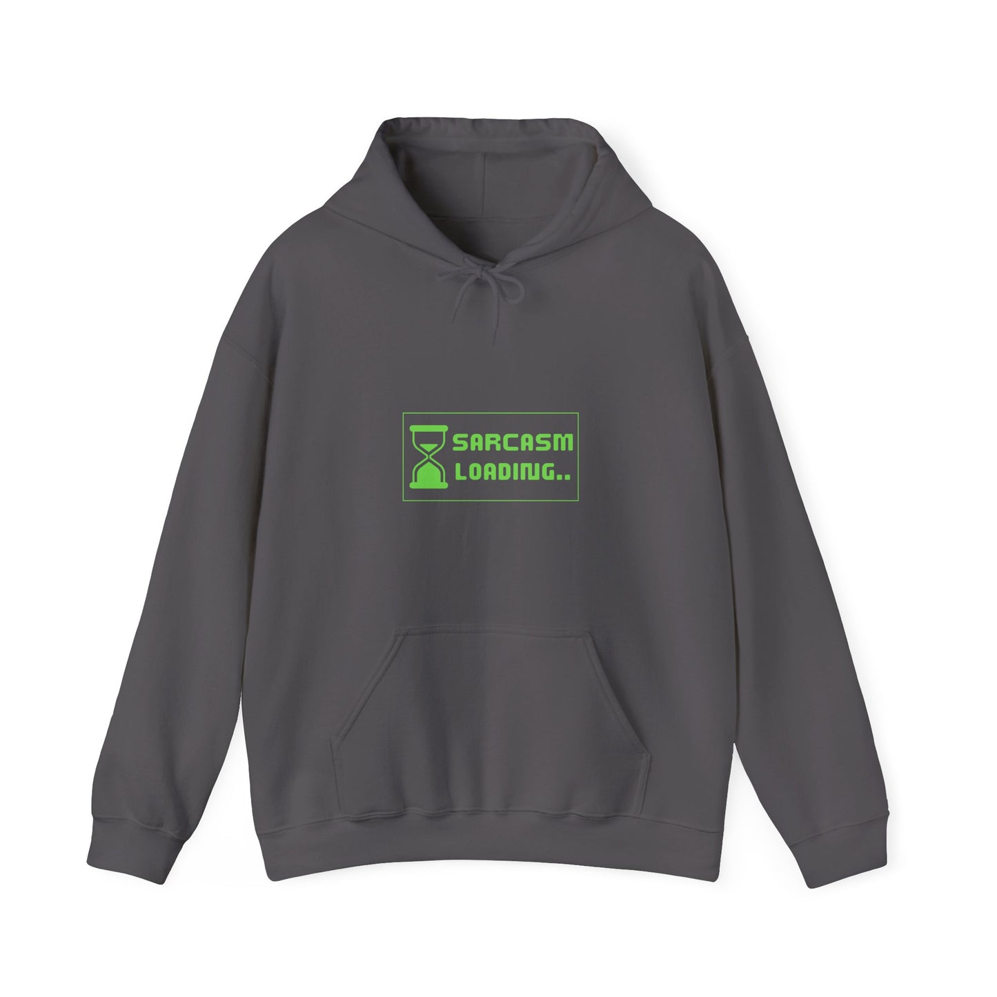 Sarcasm Loading Hourglass Tech Knit Hoodie IT Humor